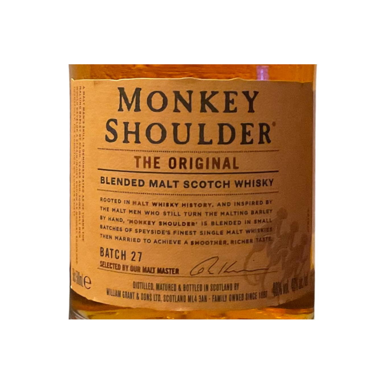 Monkey Shoulder Batch 27 - The Original 2