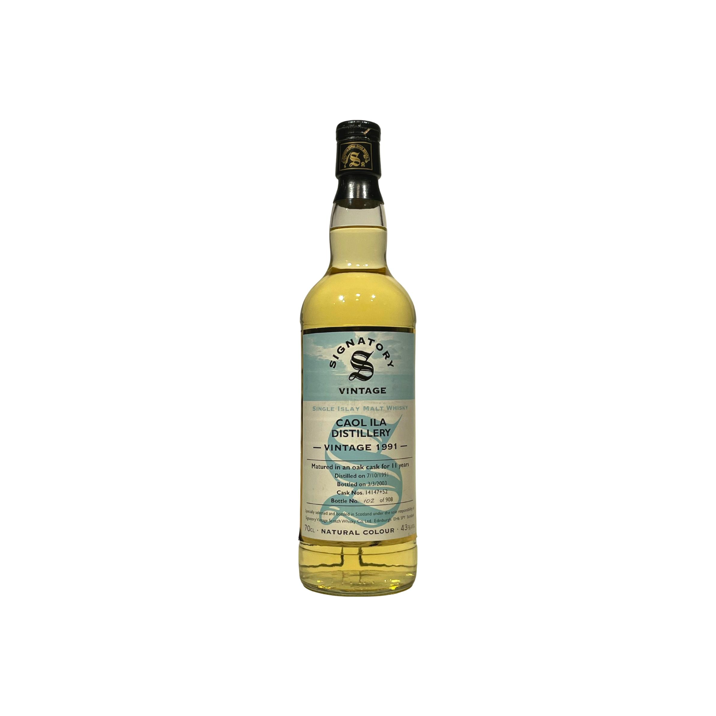 Caol Ila Vintage Collection 1991 11 Years Single Malt Whisky