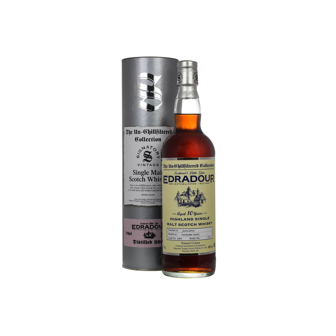Edradour The Un-Chillfiltered Collection 2012 10 Years Single Malt Whisky