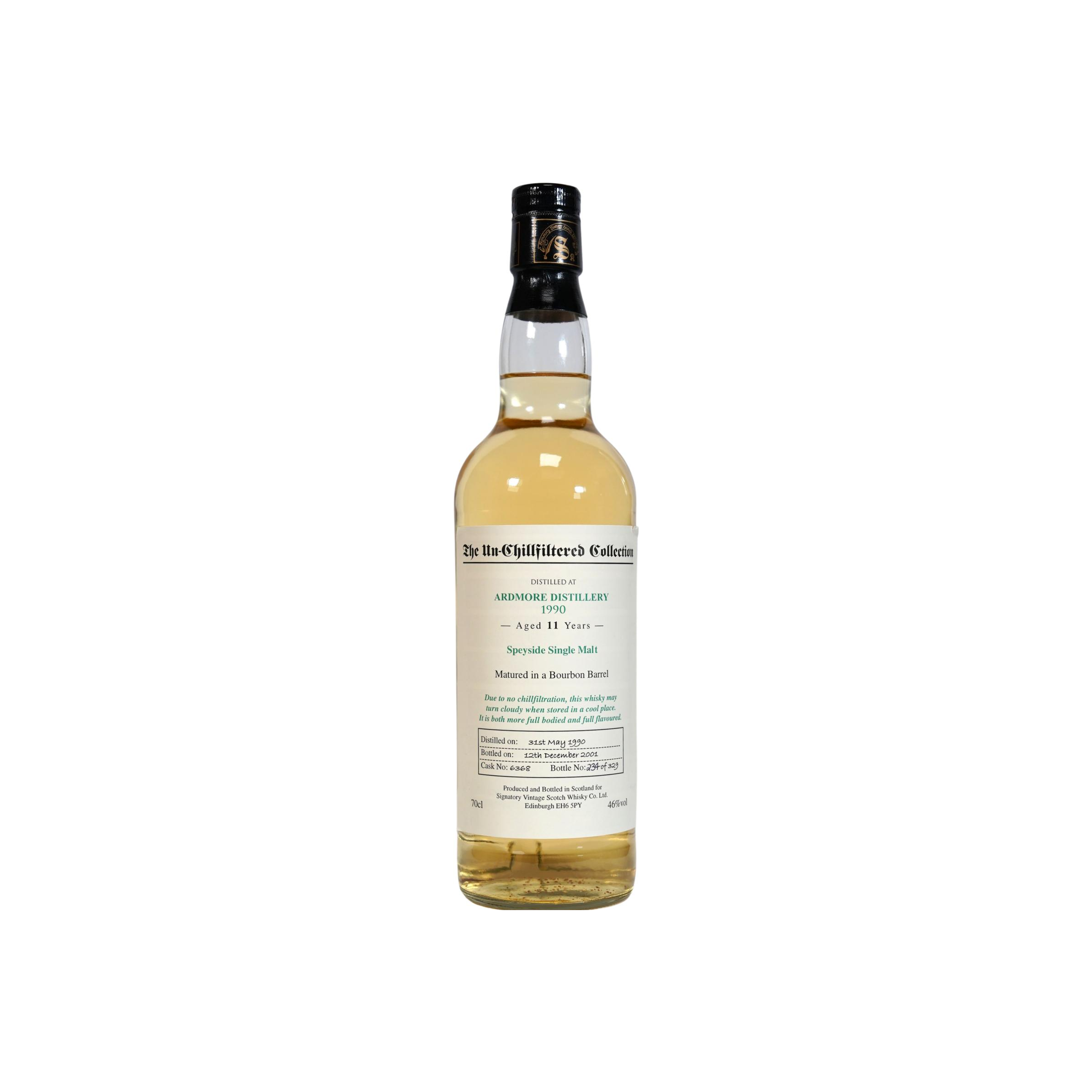 Ardmore The Un-Chillfiltered Collection 1990 11 Years Single Malt Whisky