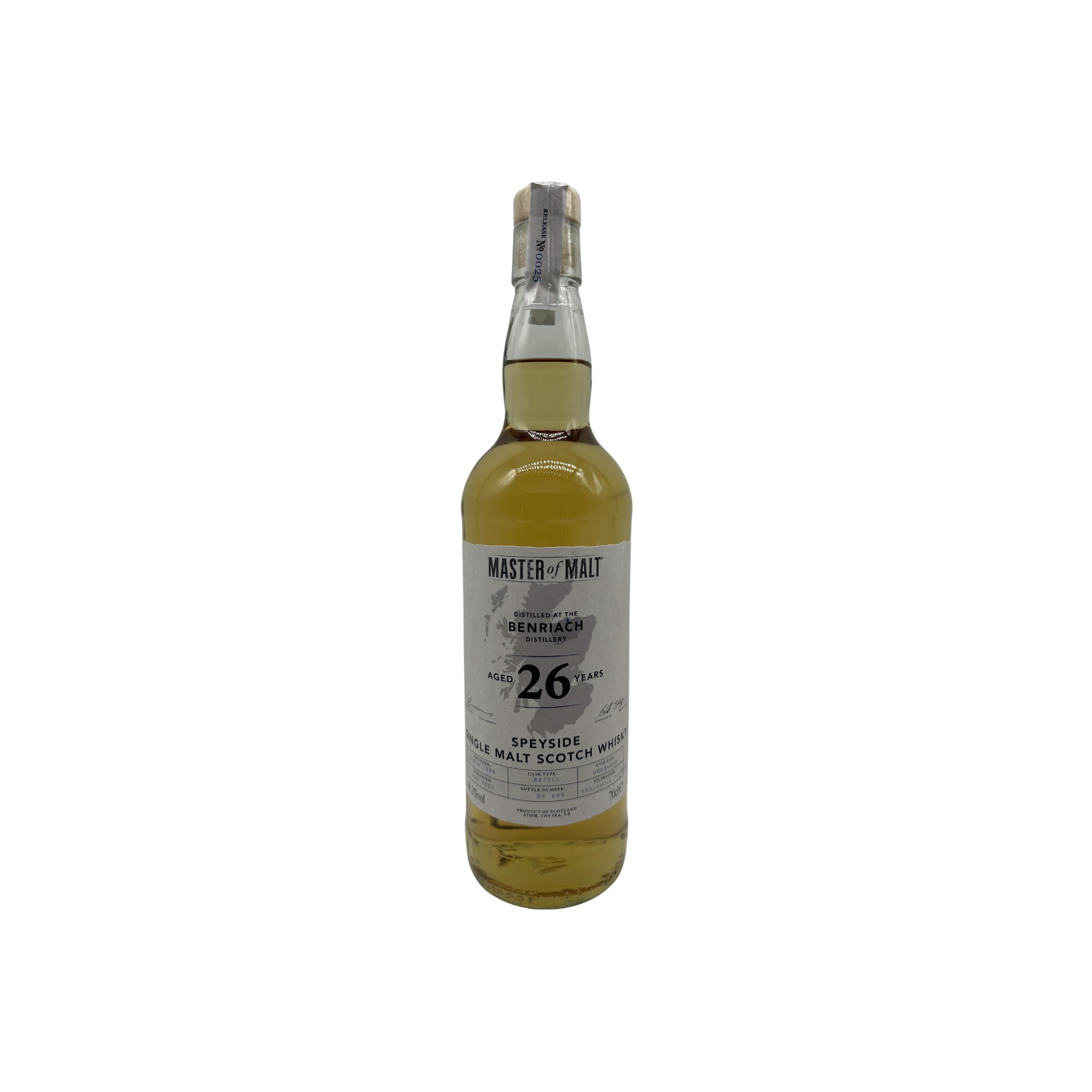BenRiach 1996 26 Years Single Malt Whisky