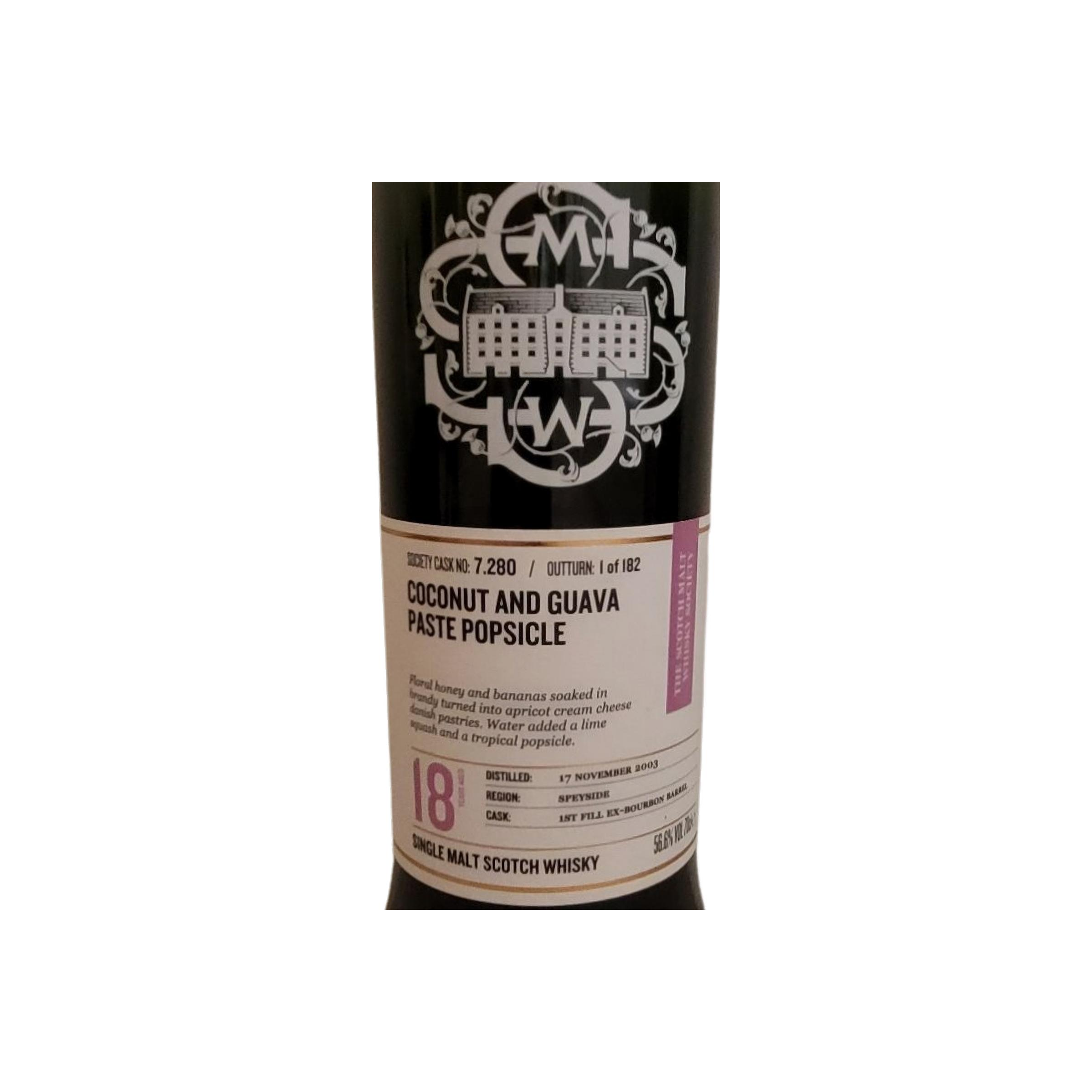 The Scotch Malt Whisky Society 2003 18 Years Single Malt Whisky 2