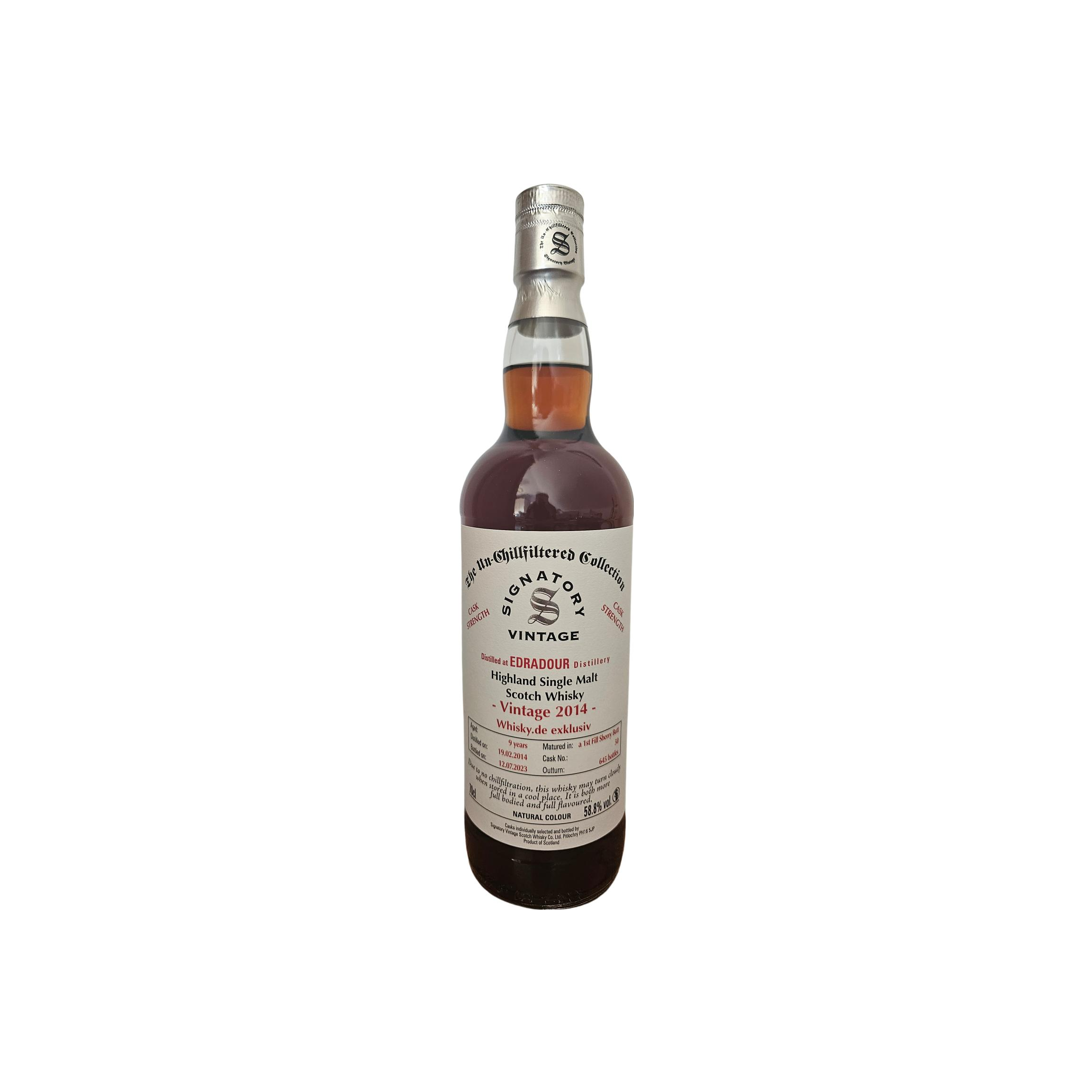 Edradour 2014 9 Years Single Malt Whisky
