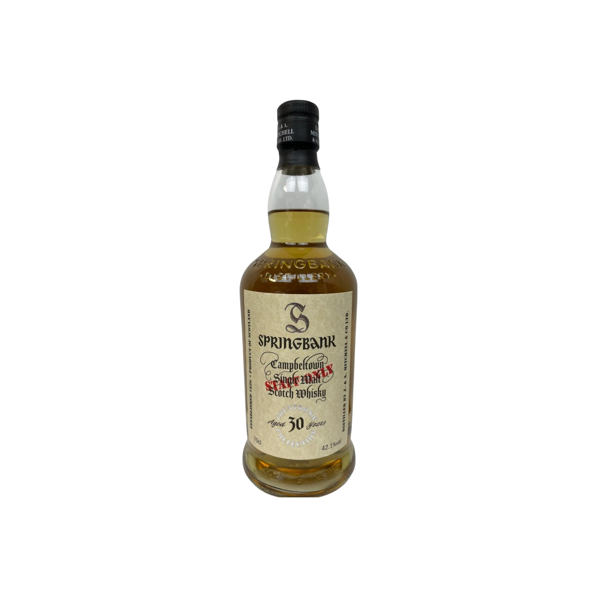 Springbank 30 Years Single Malt Whisky
