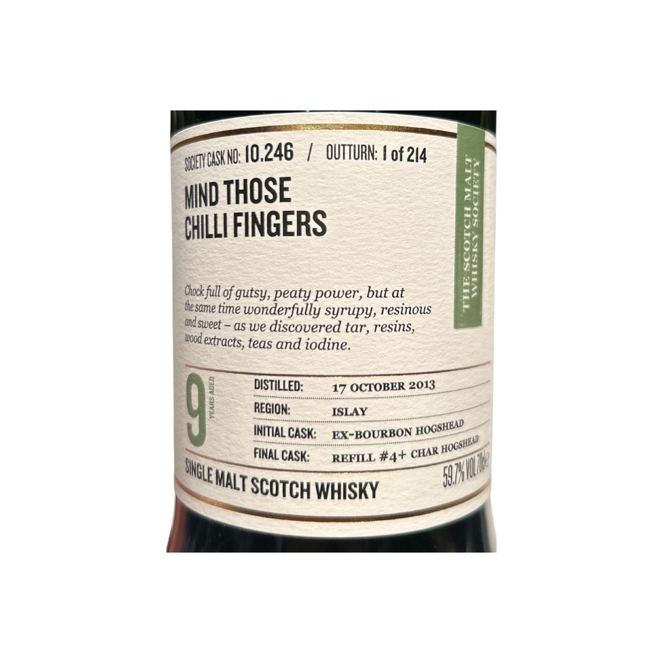 The Scotch Malt Whisky Society 2013 9 Years Single Malt Whisky 2