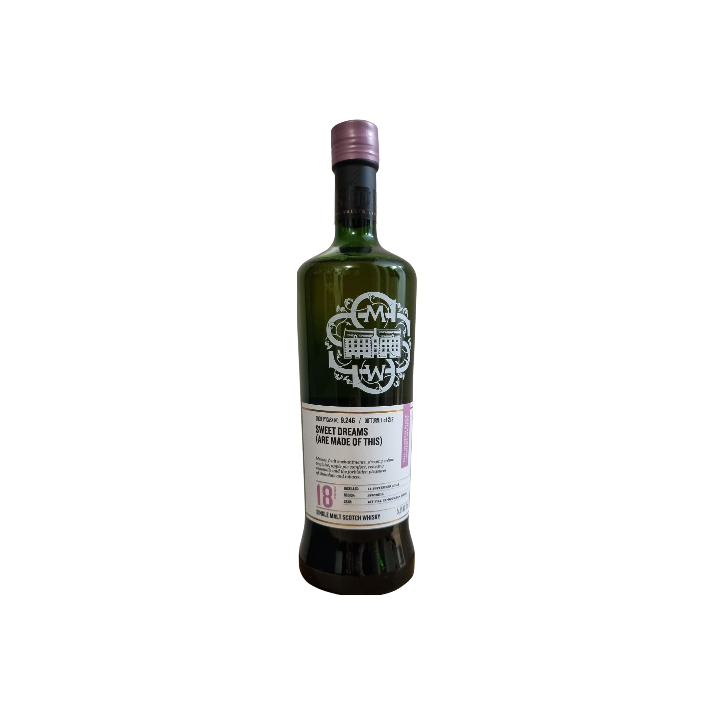 The Scotch Malt Whisky Society 2003 18 Years Single Malt Whisky
