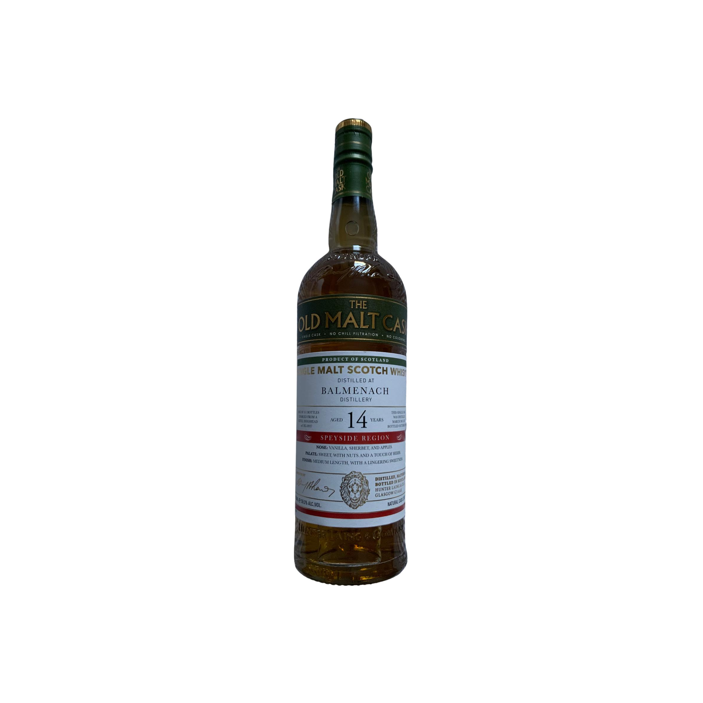Balmenach Old Malt Cask 2007 14 Years Single Malt Whisky