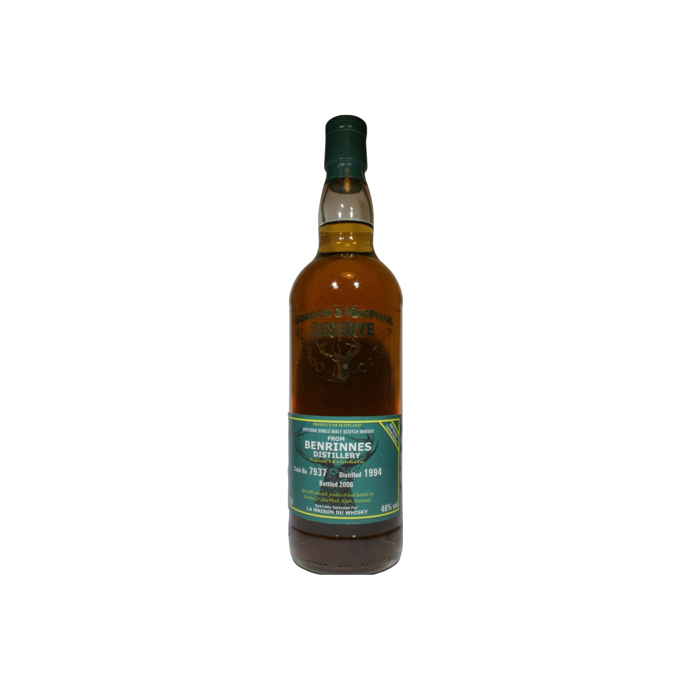 Benrinnes Reserve 1994 12 Years Single Malt Whisky