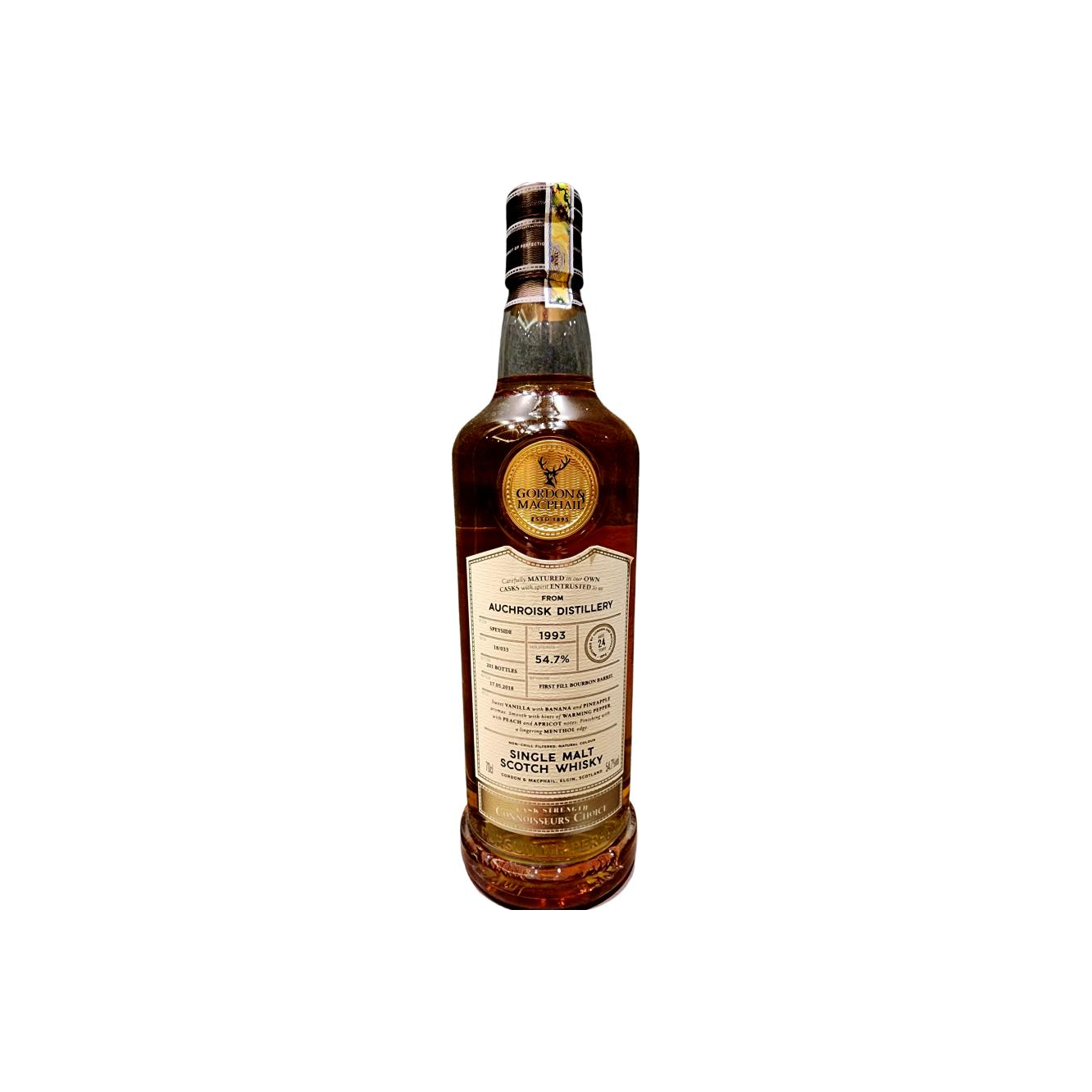 Auchroisk Connoisseurs Choice - Cask Strength 1993 24 Years Single Malt Whisky