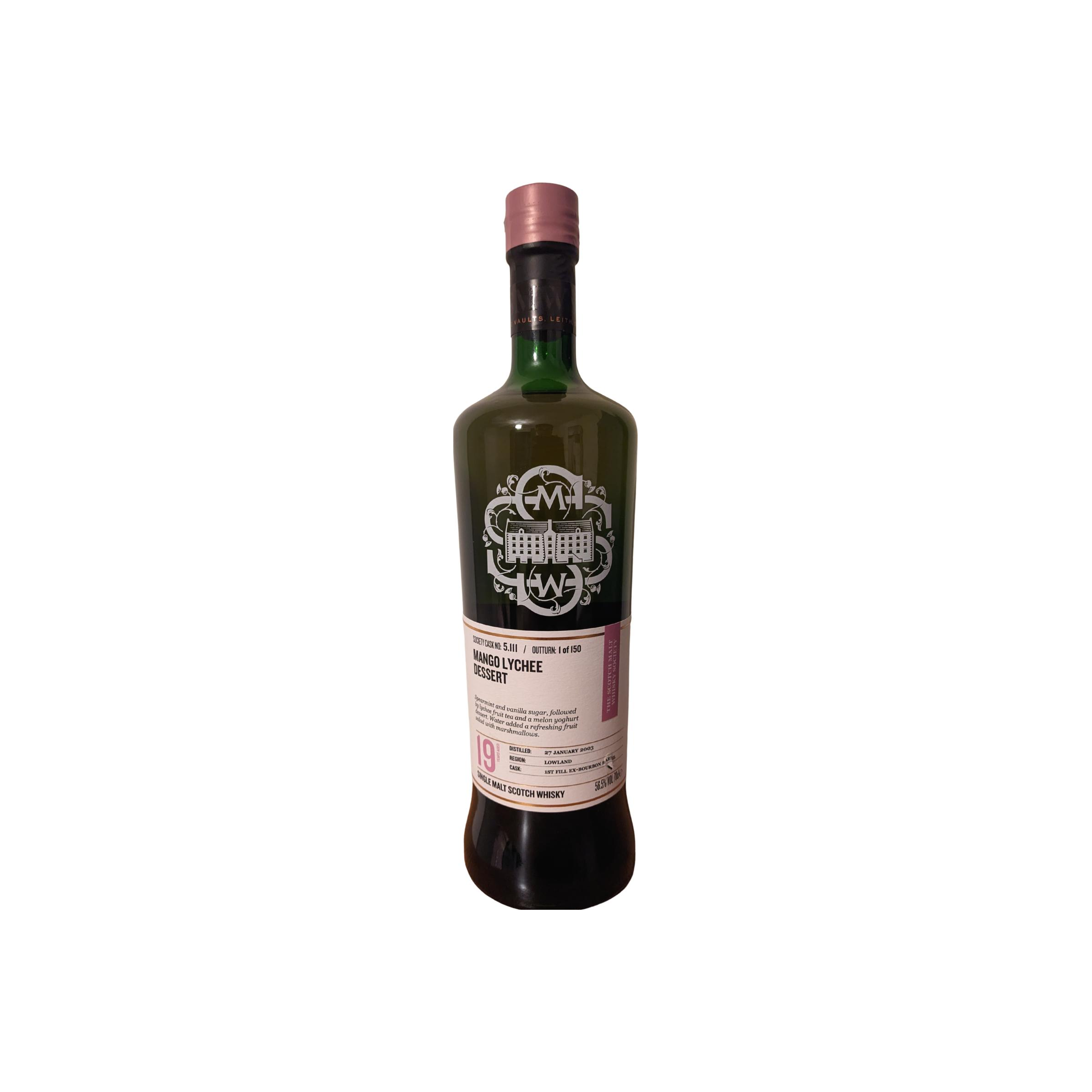 The Scotch Malt Whisky Society 2003 19 Years Single Malt Whisky