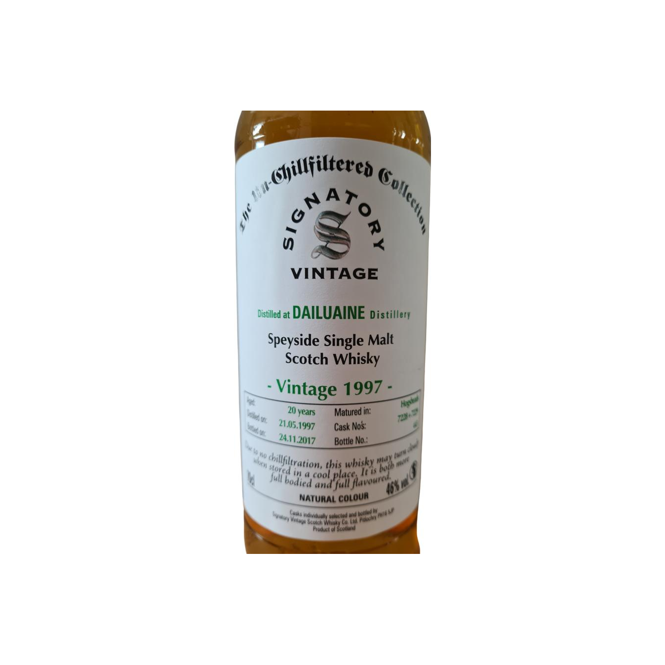 Dailuaine The Un-Chillfiltered Collection 1997 20 Years Single Malt Whisky 2