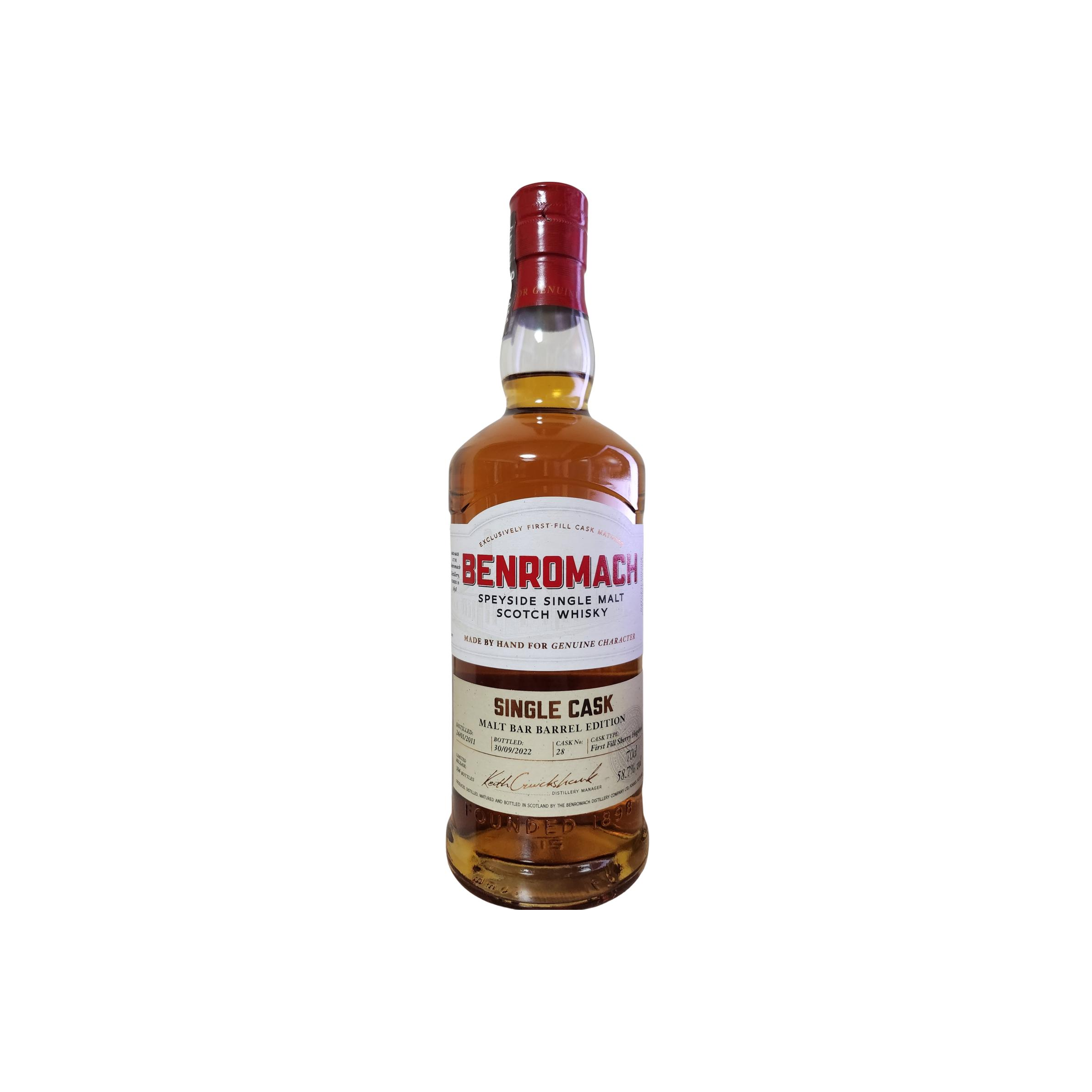 Benromach Single Cask 2011 Single Malt Whisky