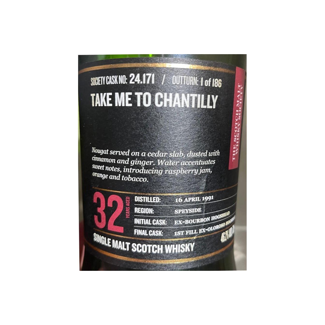 The Scotch Malt Whisky Society 1991 32 Years Single Malt Whisky