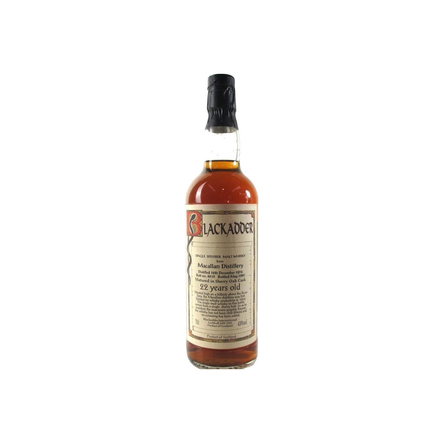 The Macallan 1974 22 Years Single Malt Whisky