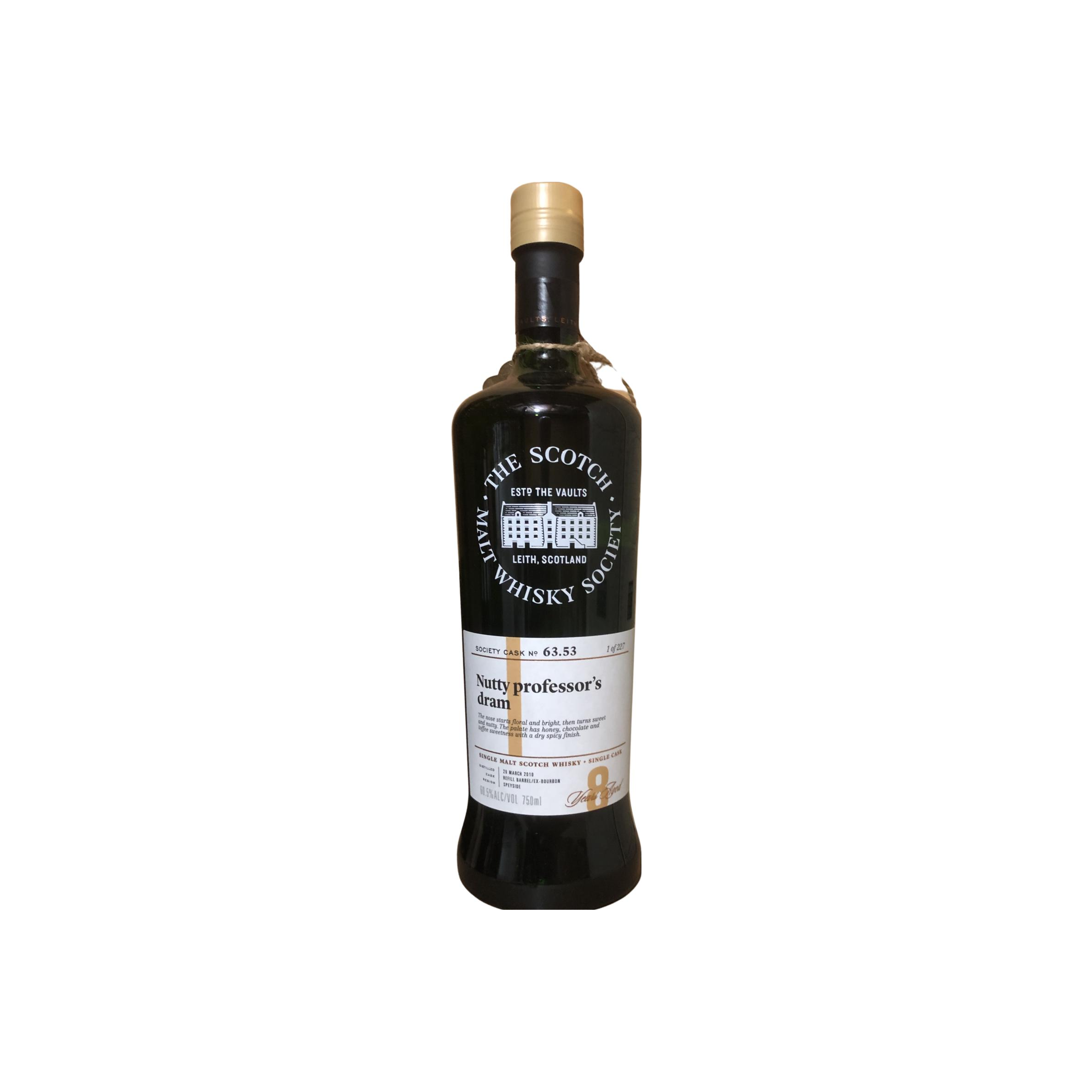 The Scotch Malt Whisky Society 2010 8 Years Single Malt Whisky