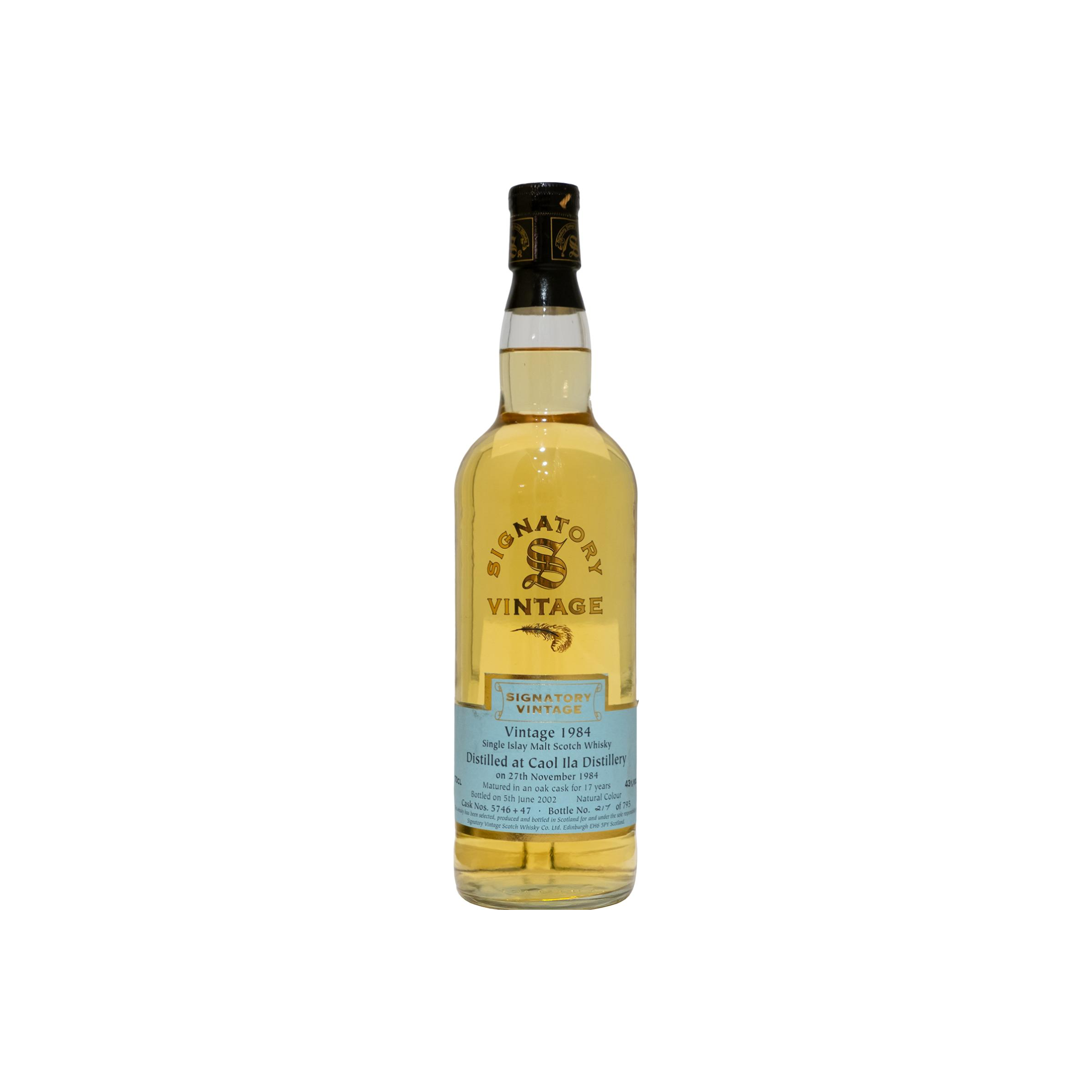 Caol Ila Vintage Collection 1984 17 Years Single Malt Whisky