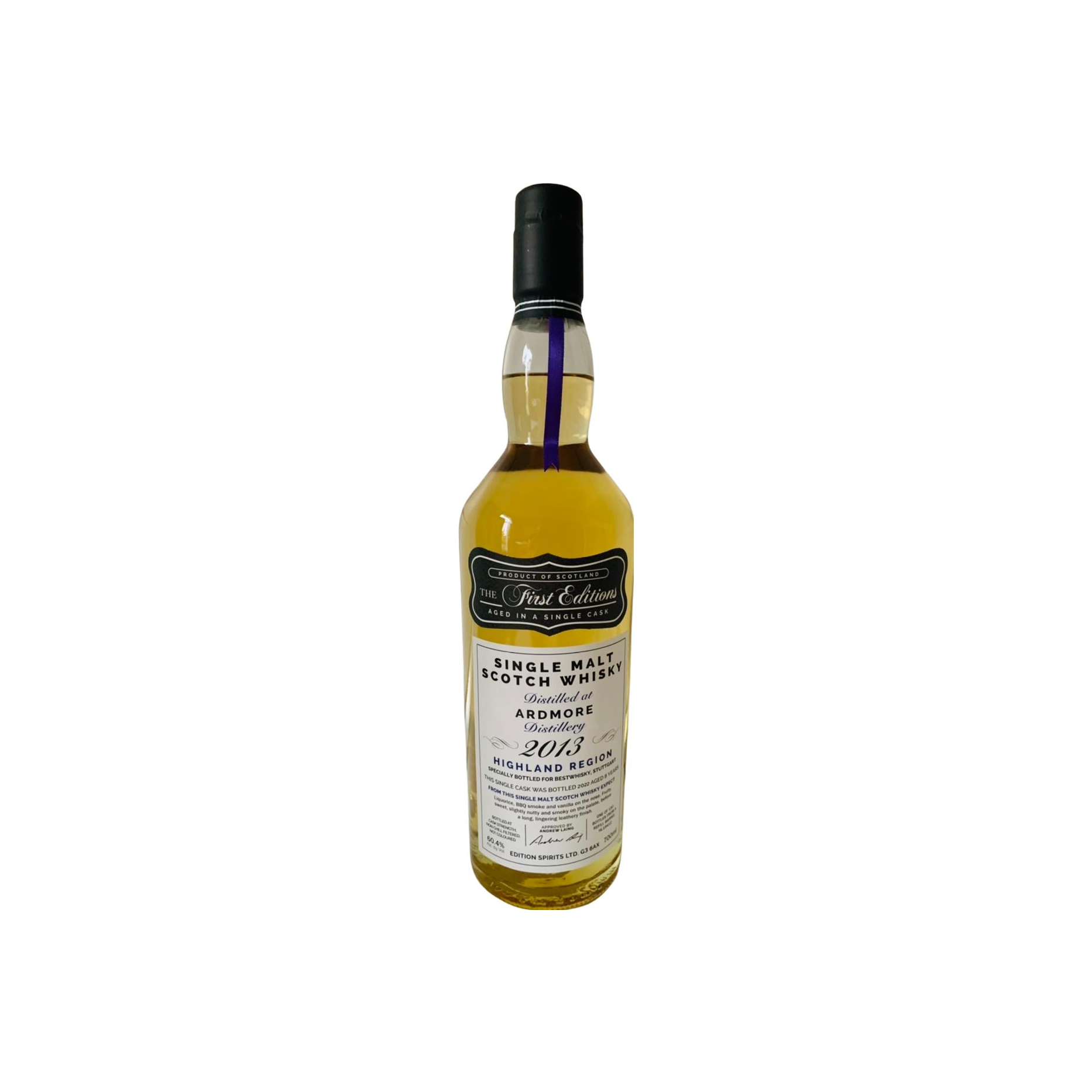 Ardmore The First Editions 2013 8 Years Single Malt Whisky