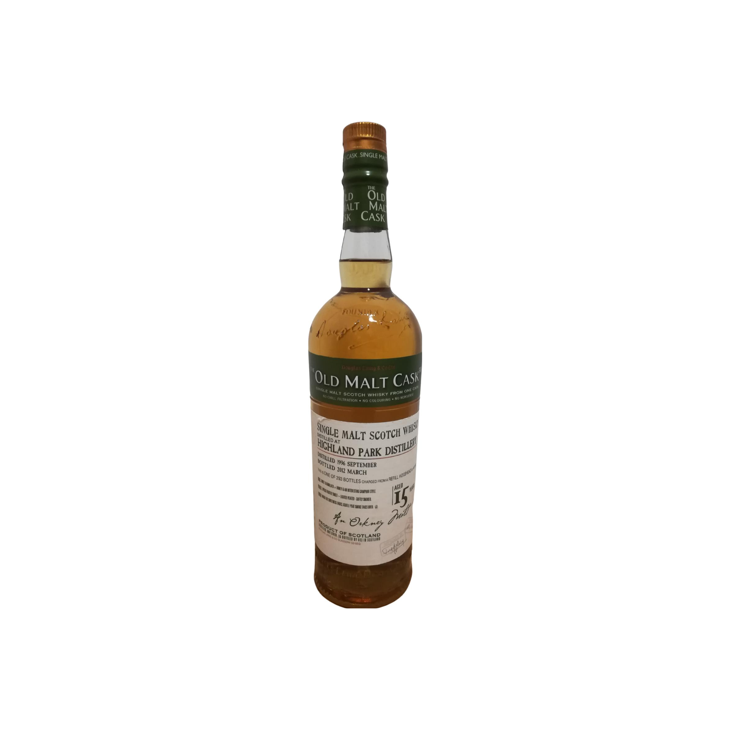 Highland Park Old Malt Cask 1996 15 Years Single Malt Whisky