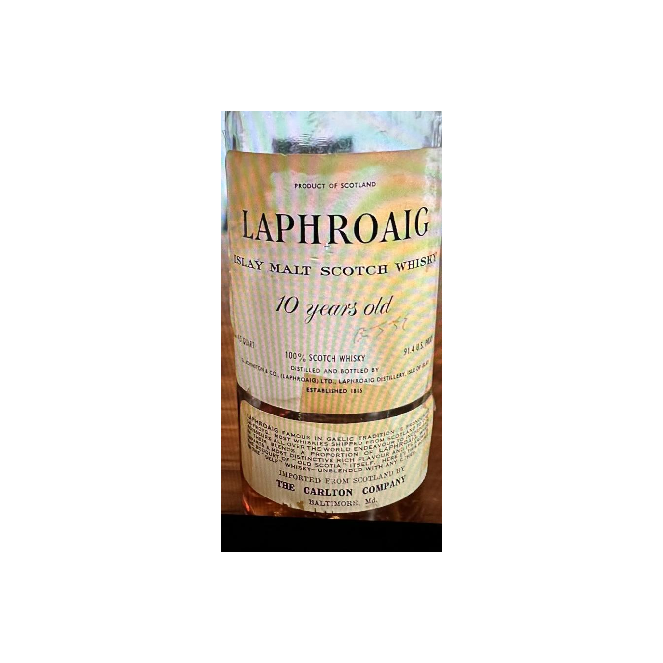 Laphroaig 10 Years Single Malt Whisky