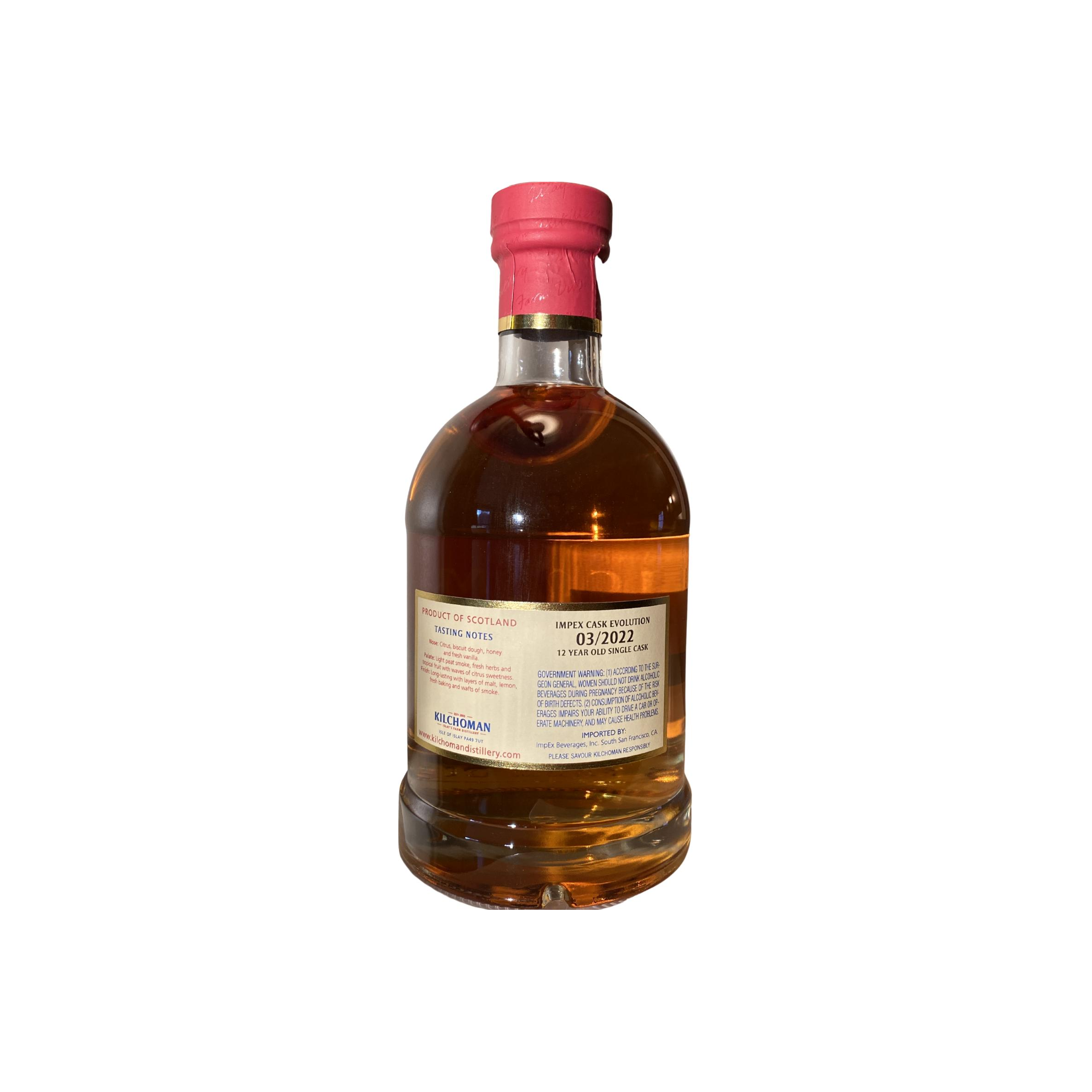 Kilchoman 2010 12 Years Single Malt Whisky 2