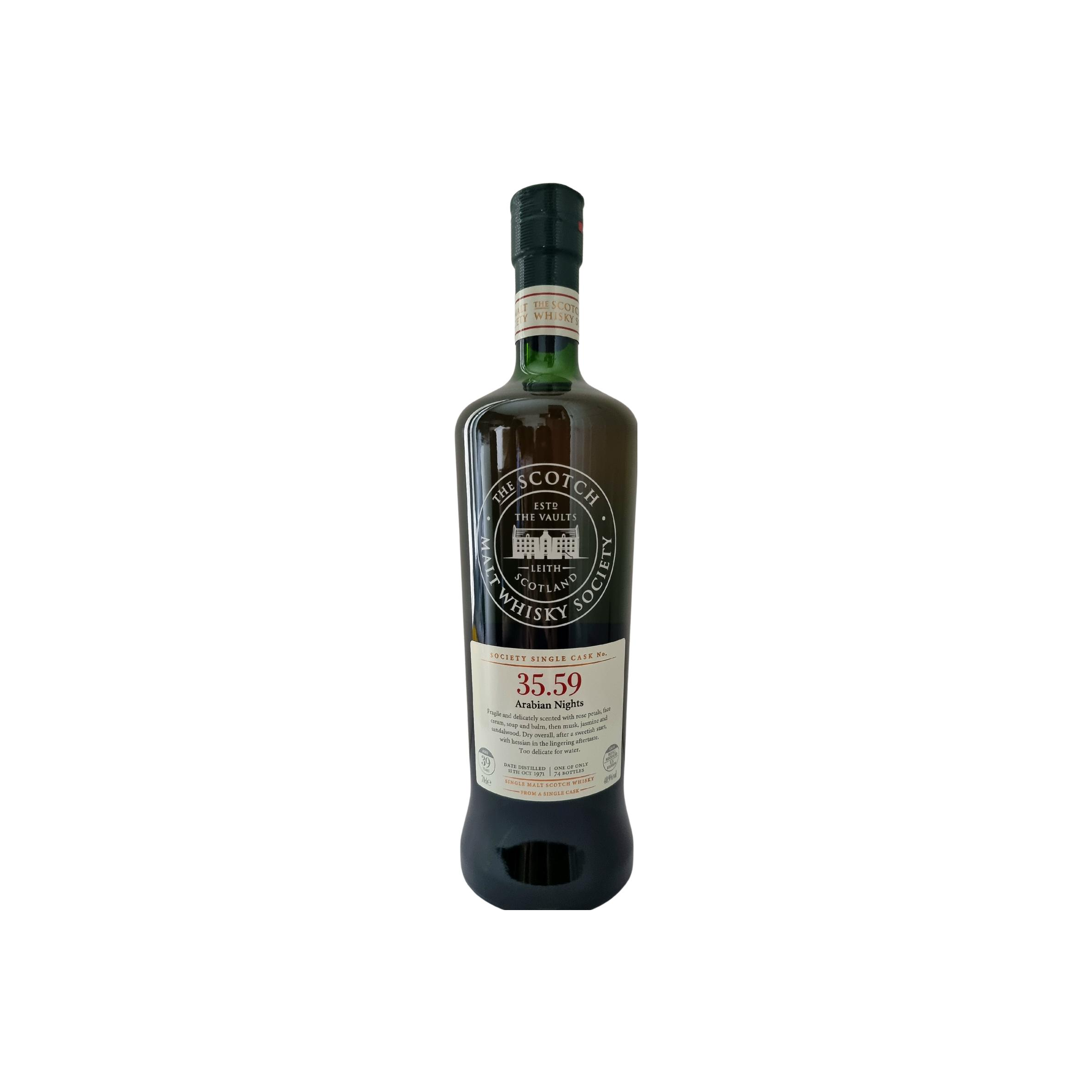 The Scotch Malt Whisky Society 1971 39 Years Single Malt Whisky
