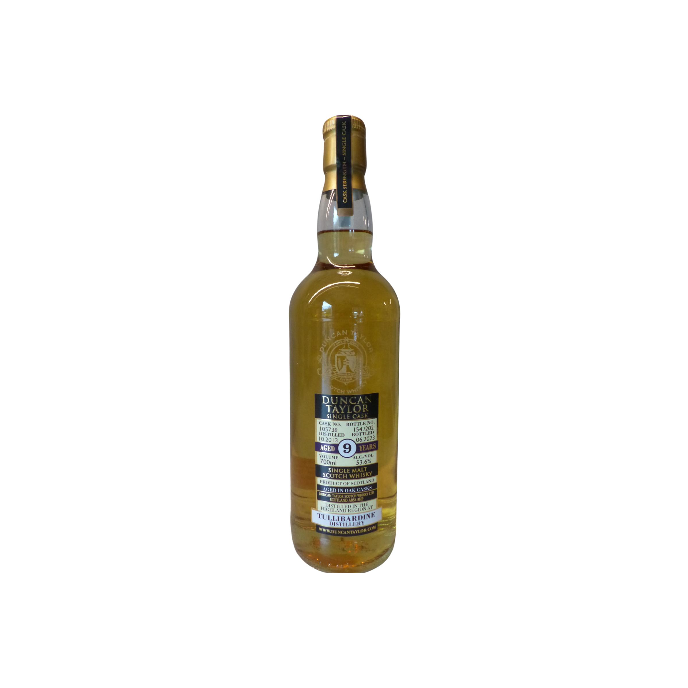 Tullibardine Single Cask 2013 9 Years Single Malt Whisky