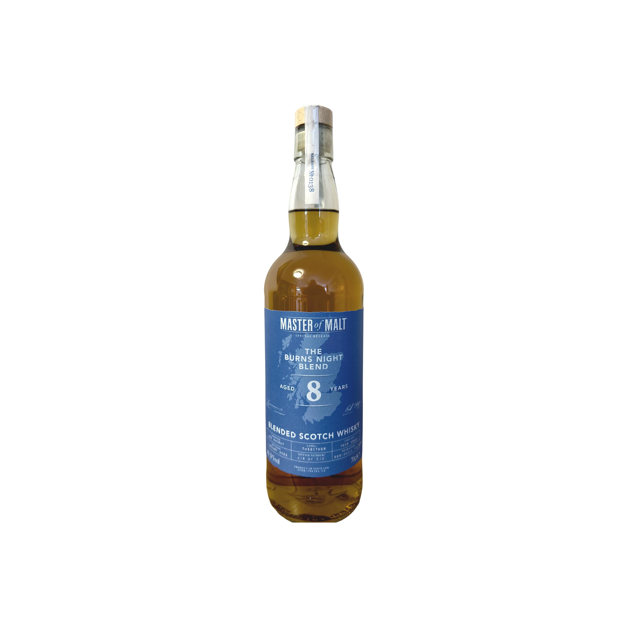 Master of Malt 8 Years Blended Whisky