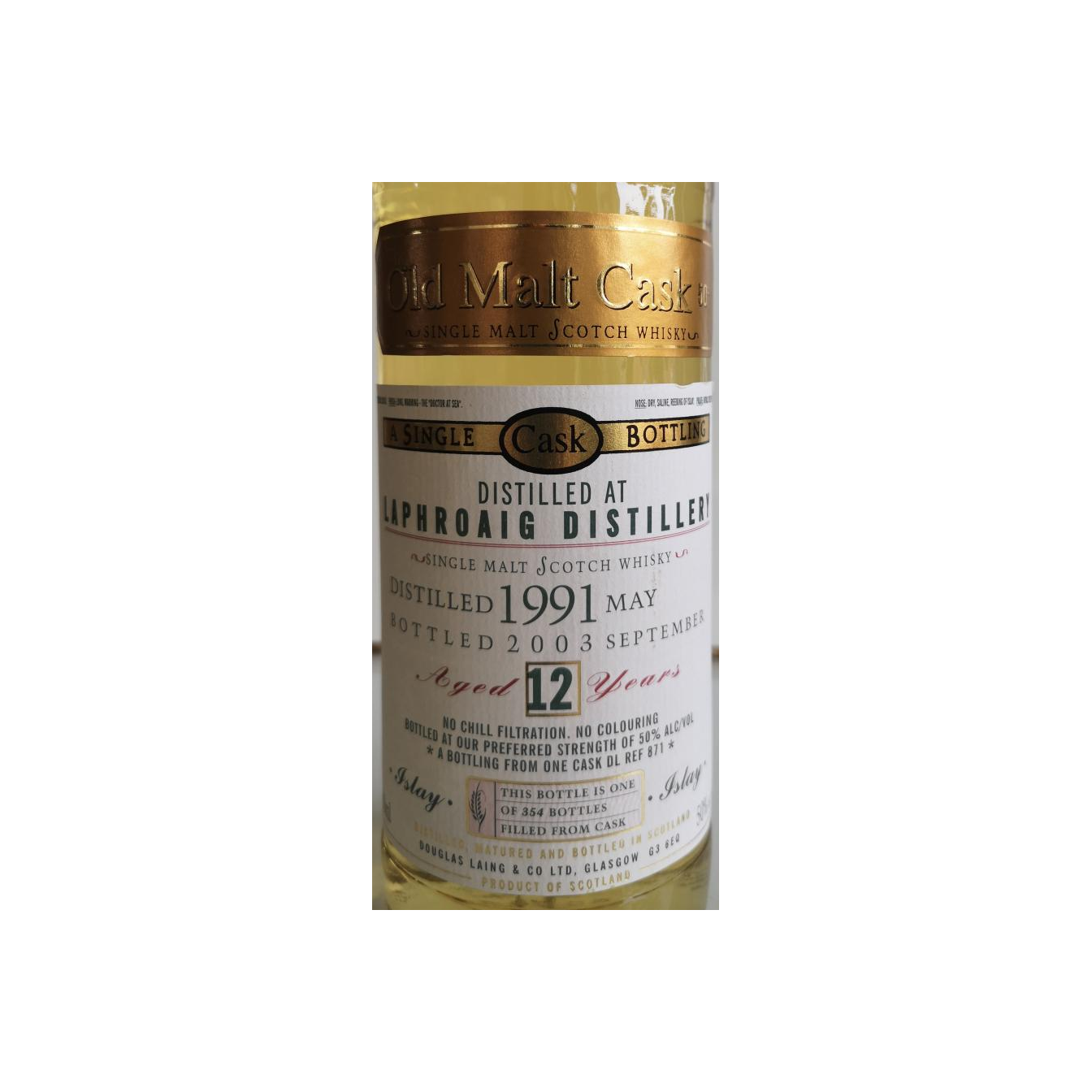 Laphroaig Old Malt Cask 1991 12 Years Single Malt Whisky