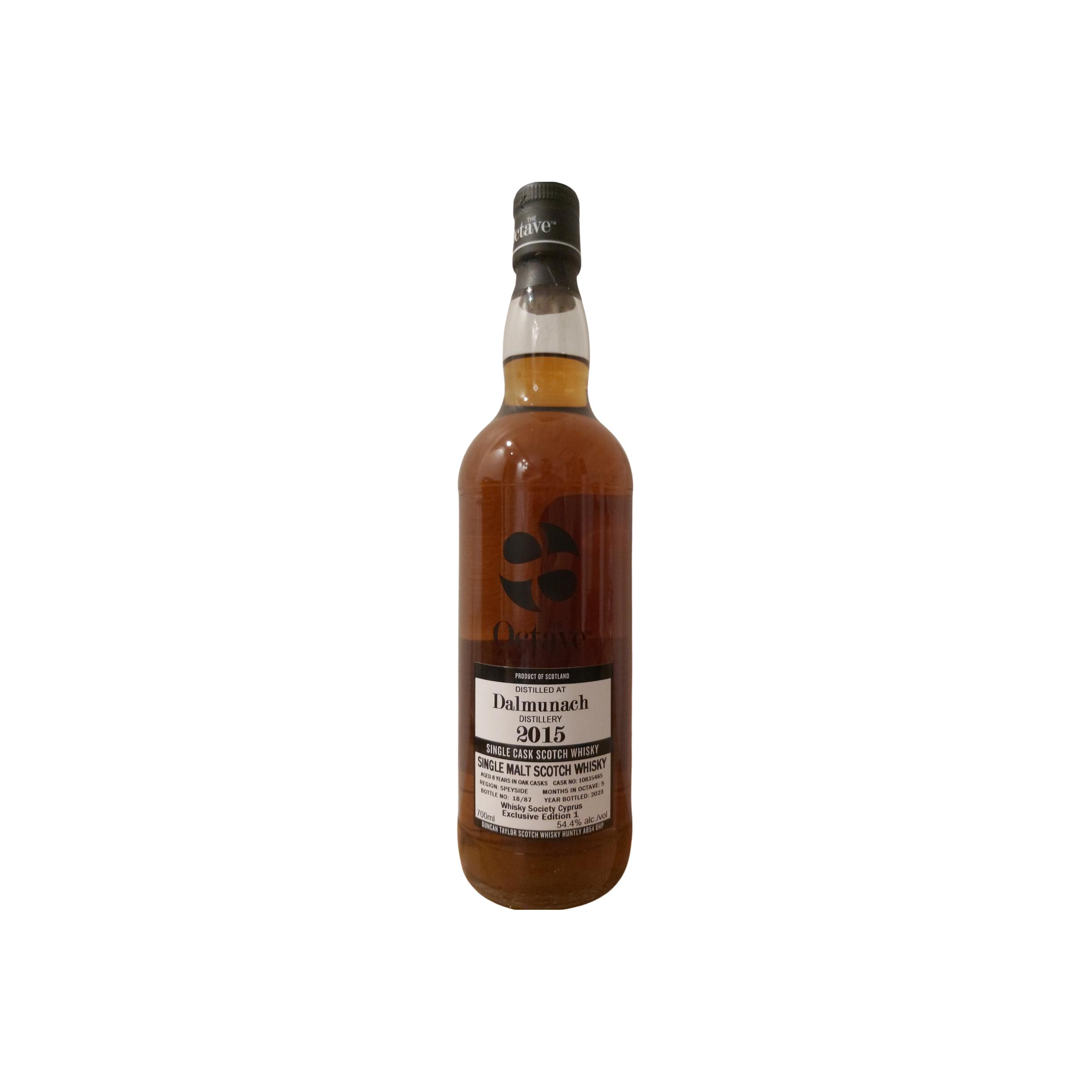 Dalmunach The Octave 2015 8 Years Single Malt Whisky