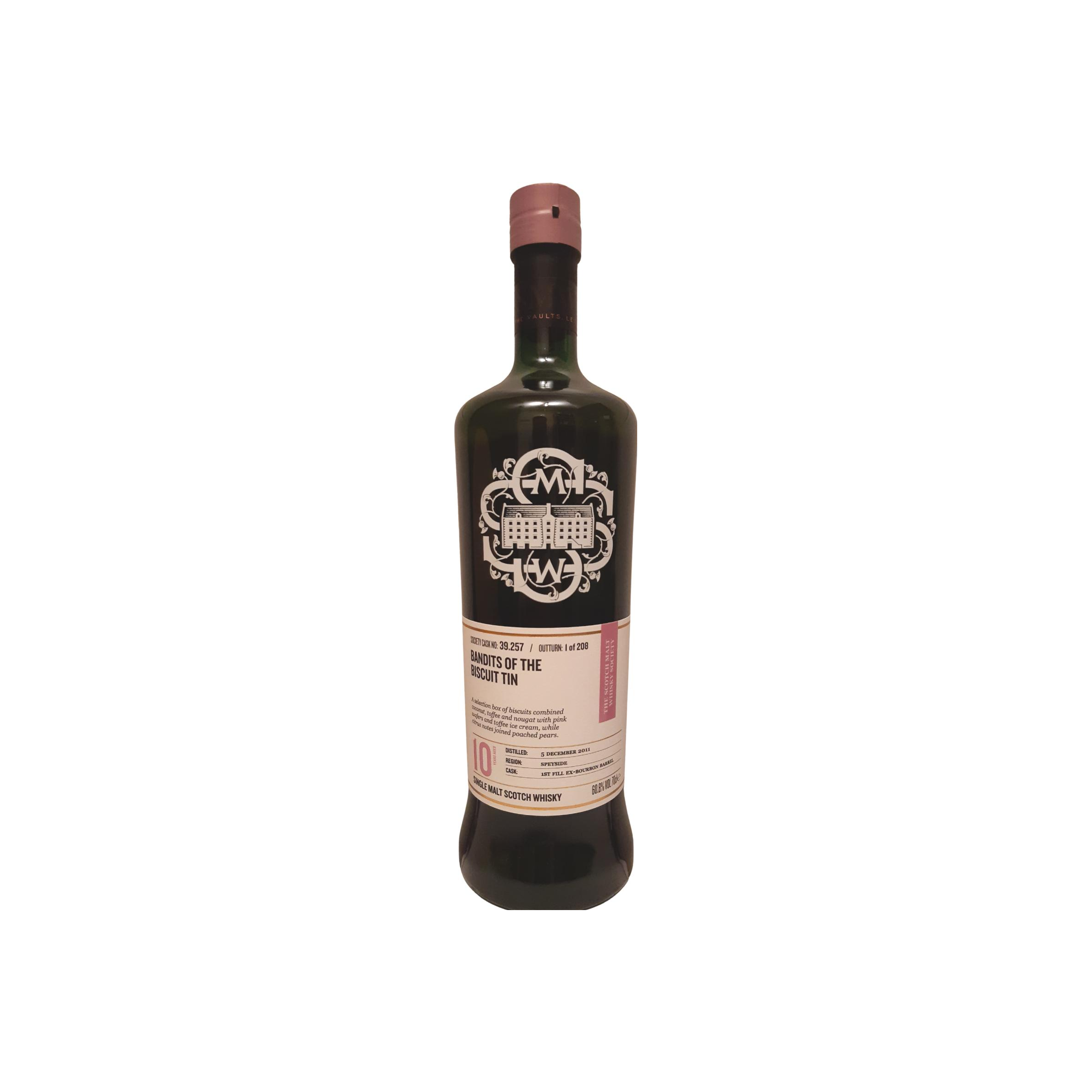 The Scotch Malt Whisky Society 2011 10 Years Single Malt Whisky