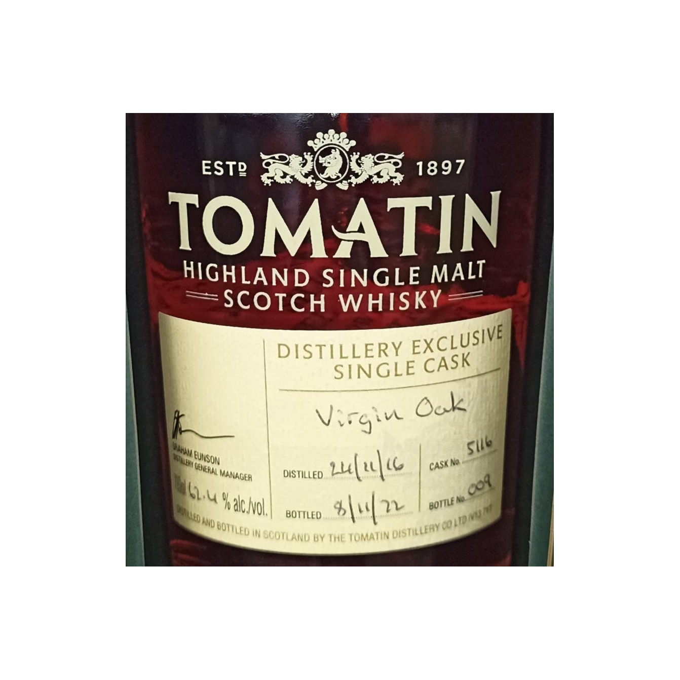 Tomatin 2016 6 Years Single Malt Whisky 3