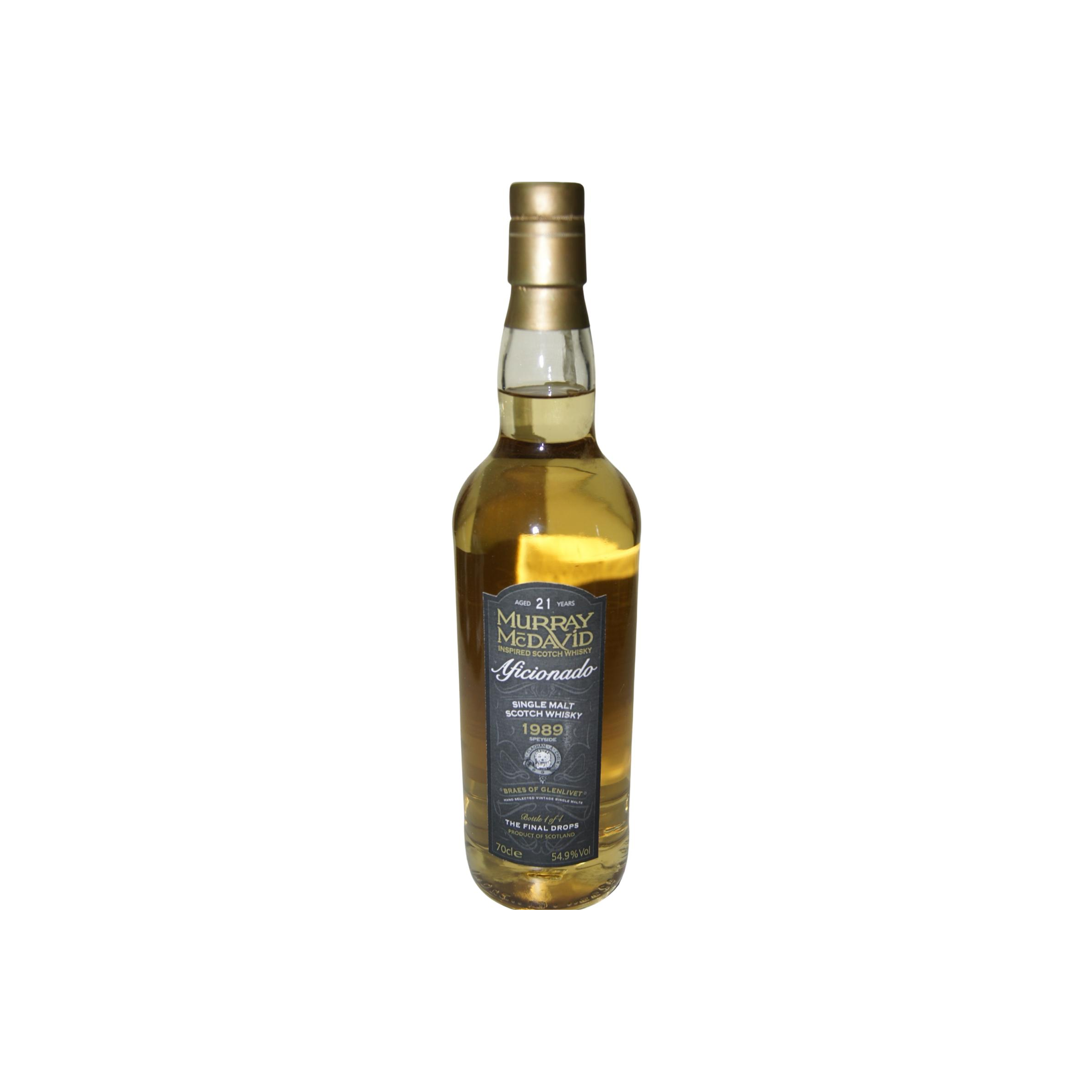 Murray McDavid 1989 21 Years Single Malt Whisky