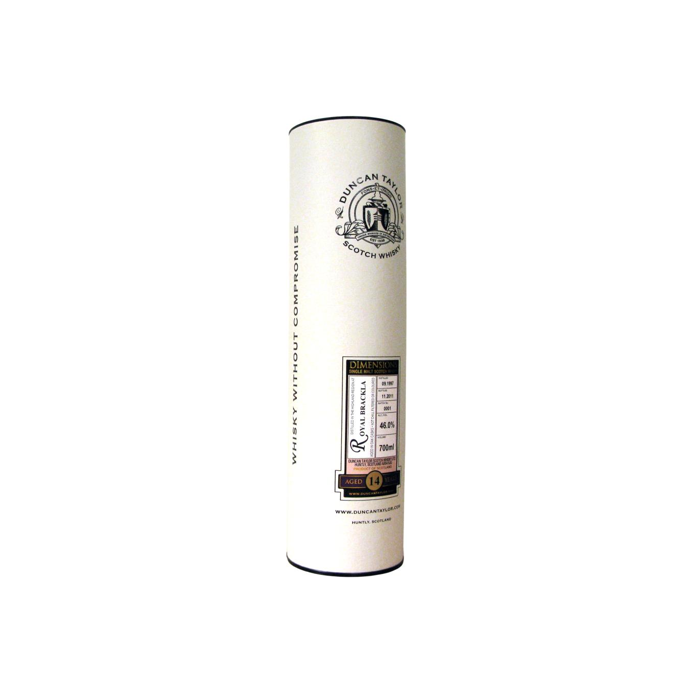 Royal Brackla Dimensions 1997 14 Years Single Malt Whisky