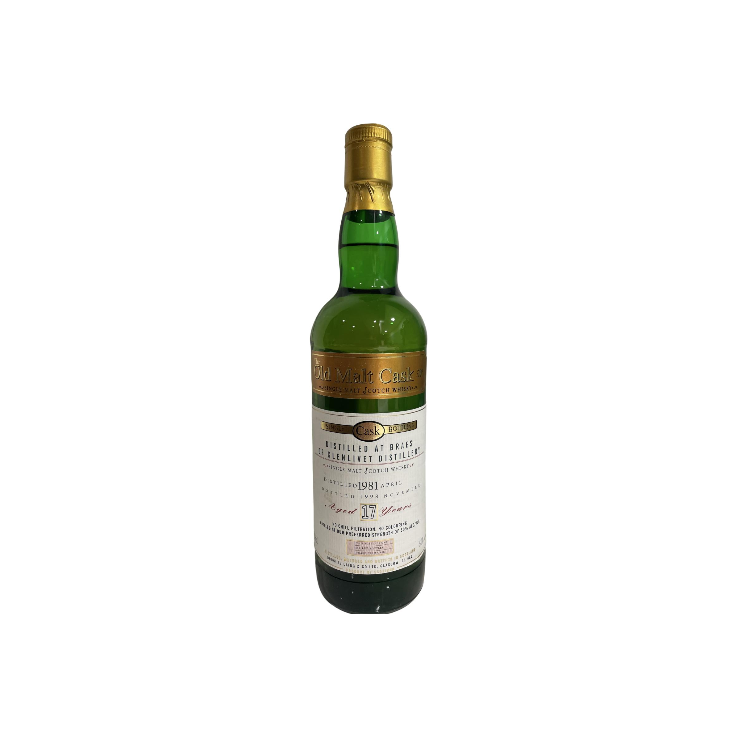 Braeval Old Malt Cask 1981 17 Years Single Malt Whisky