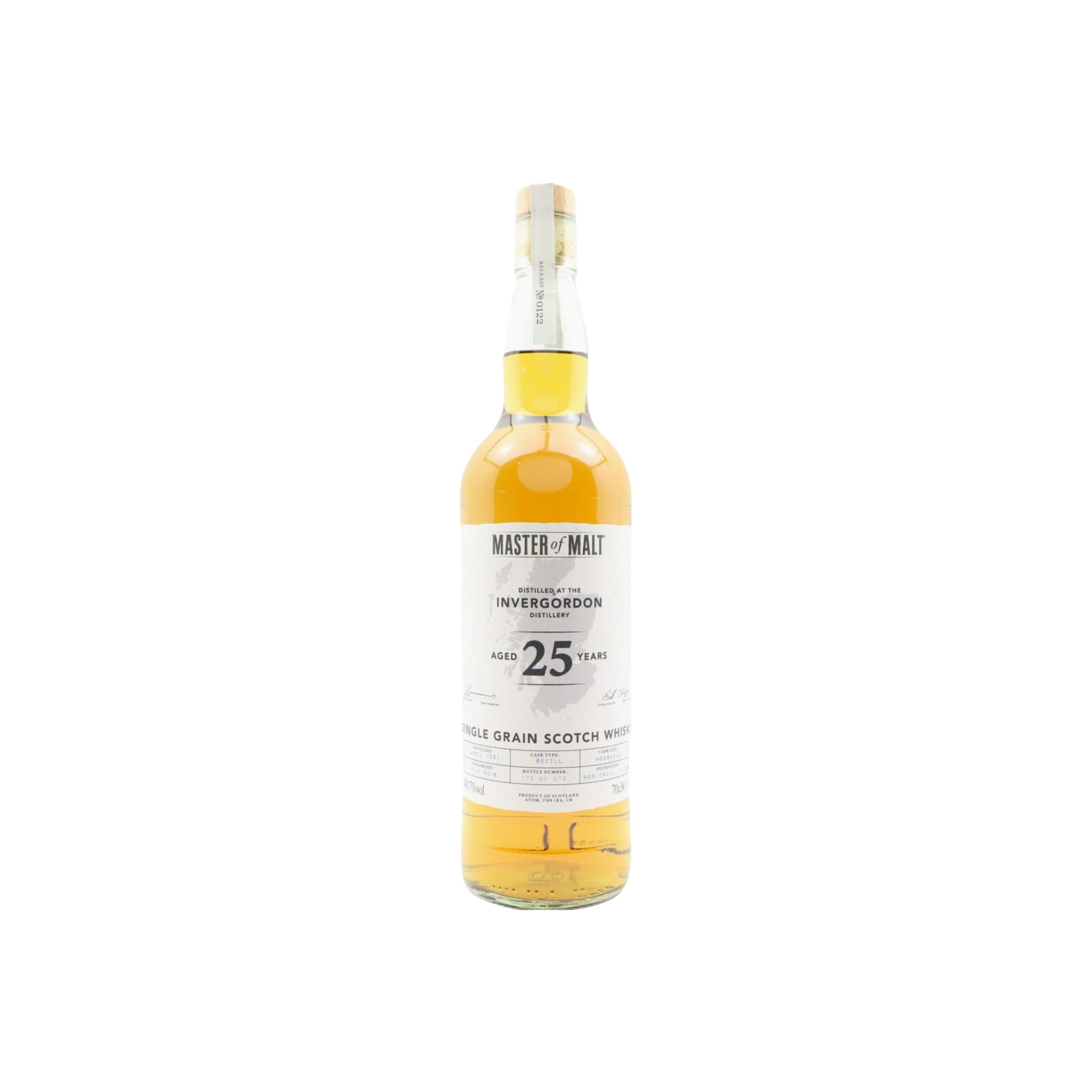 Master of Malt 1991 25 Years Single Grain Whisky