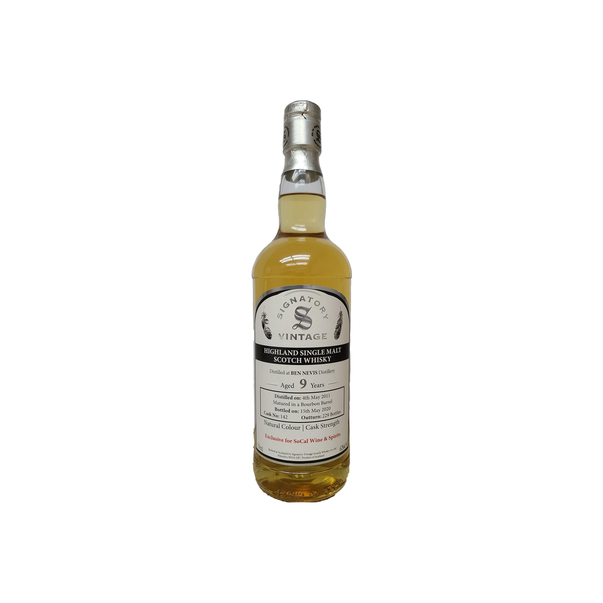 Ben Nevis 2011 9 Years Single Malt Whisky