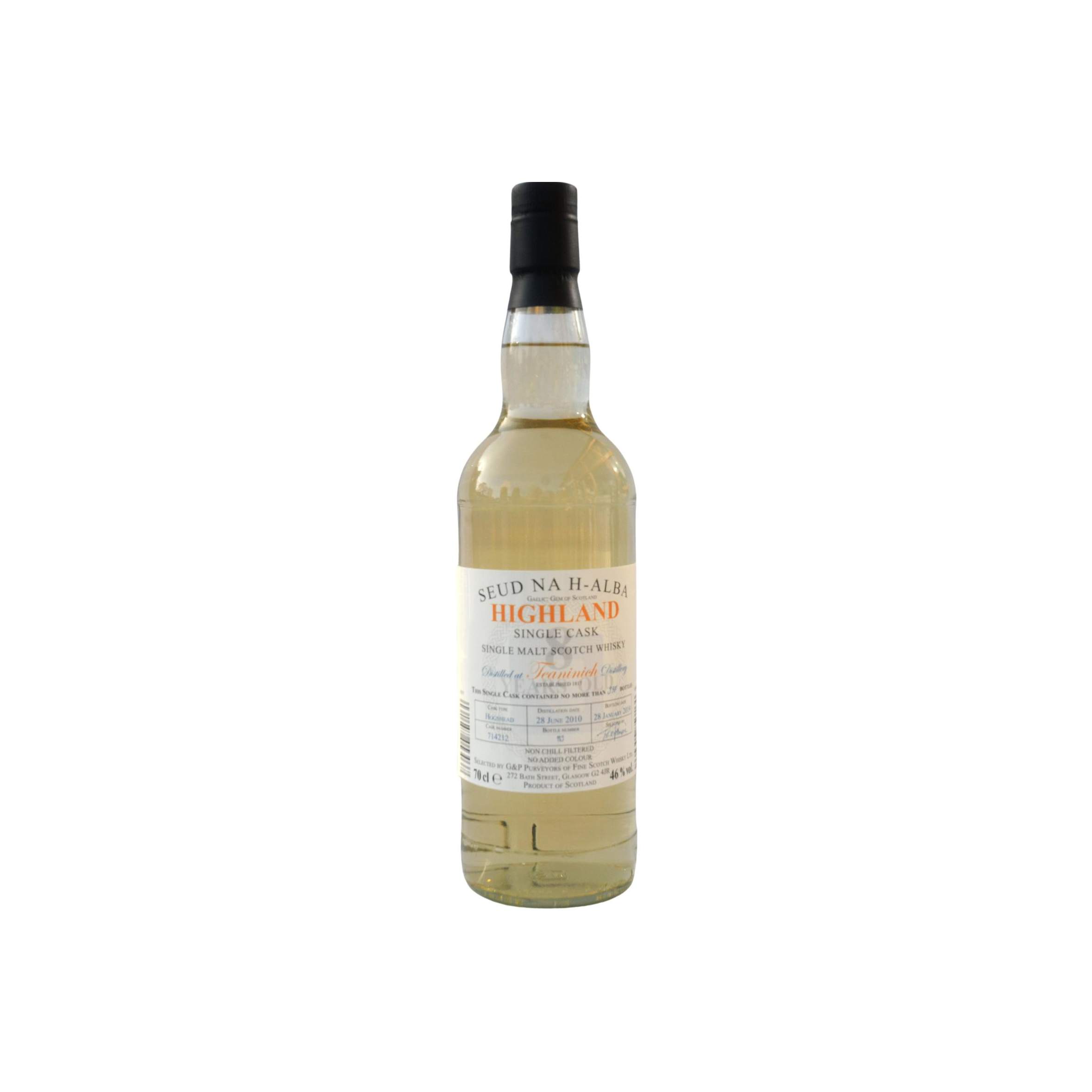 Teaninich 2010 8 Years Single Malt Whisky