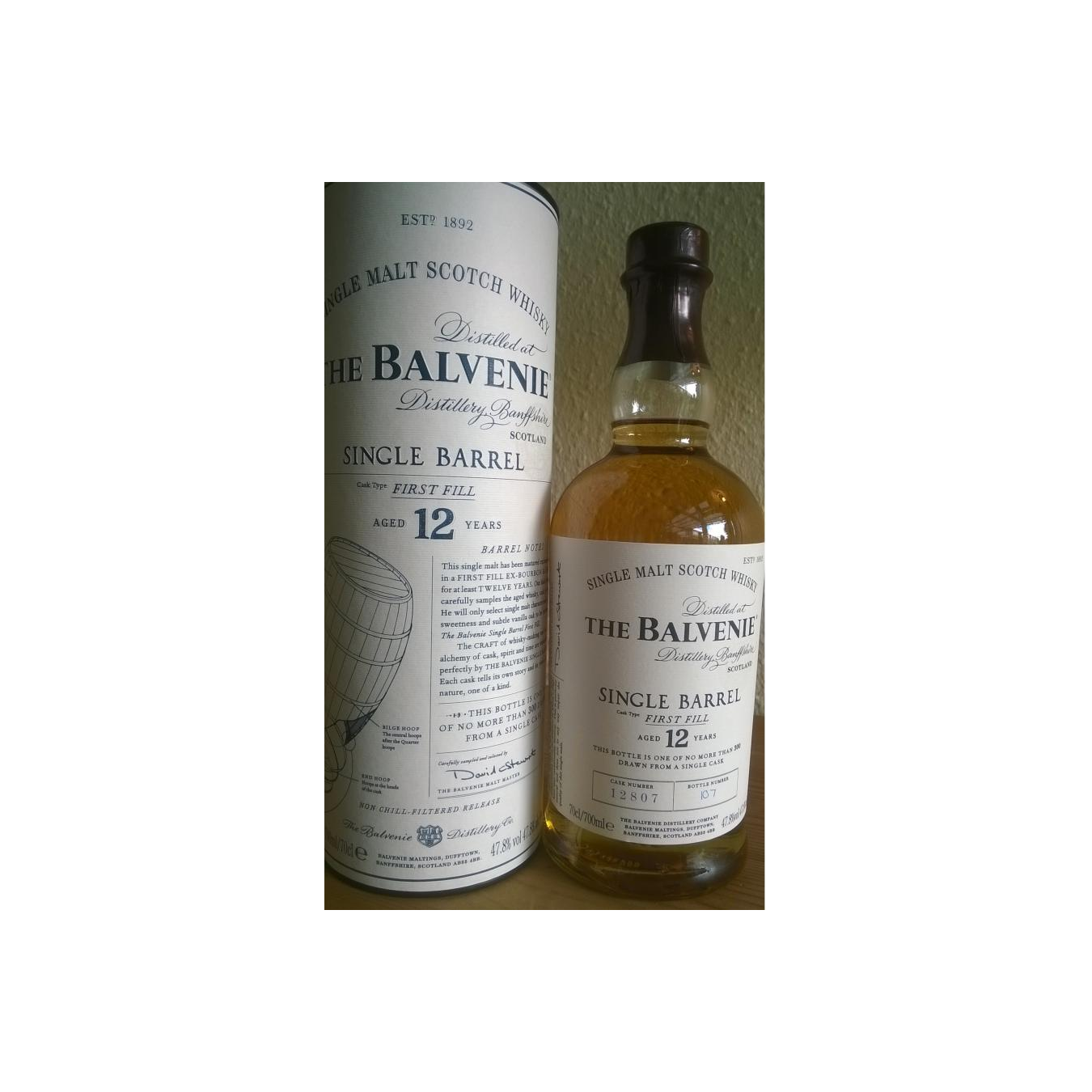 The Balvenie Single Cask 12 Years Single Malt Whisky