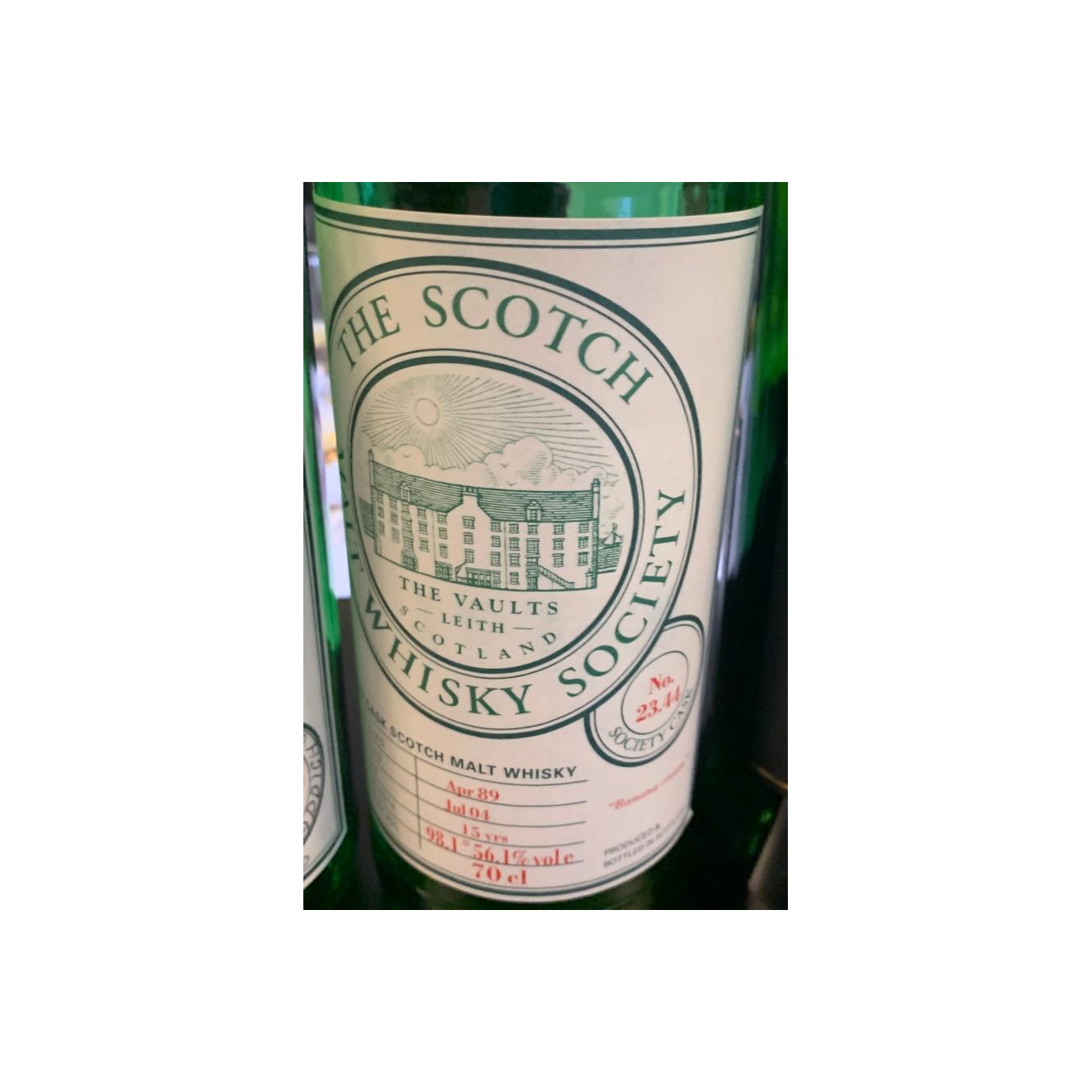 The Scotch Malt Whisky Society 1989 15 Years Single Malt Whisky
