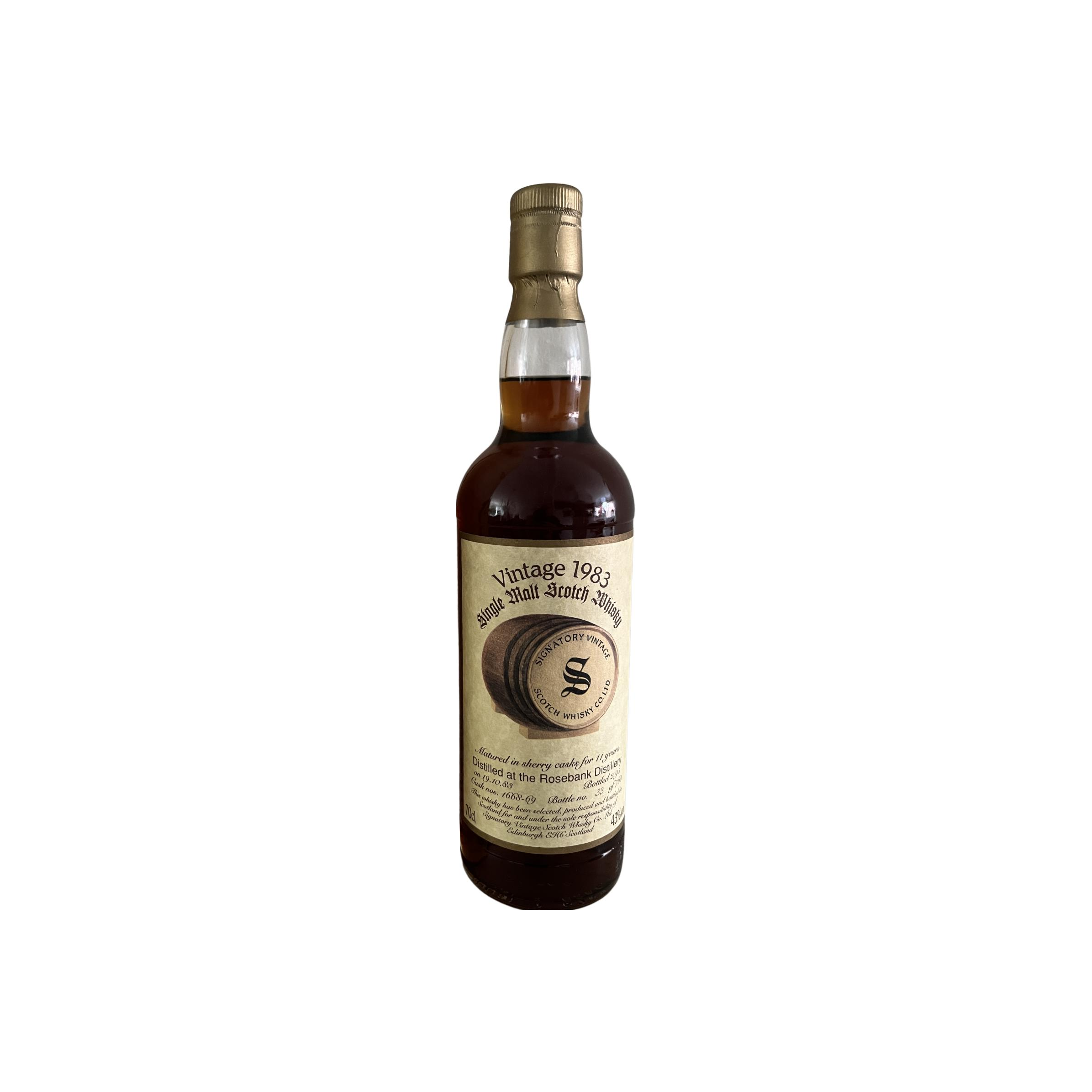Rosebank Vintage Collection 1983 11 Years Single Malt Whisky
