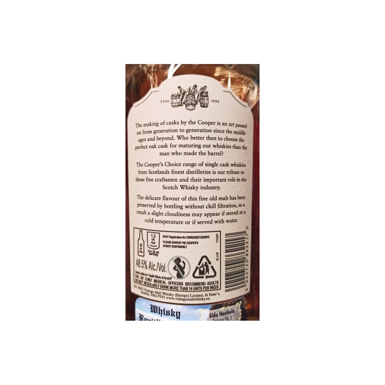 Blair Athol The Cooper's Choice 2009 12 Years Single Malt Whisky 2