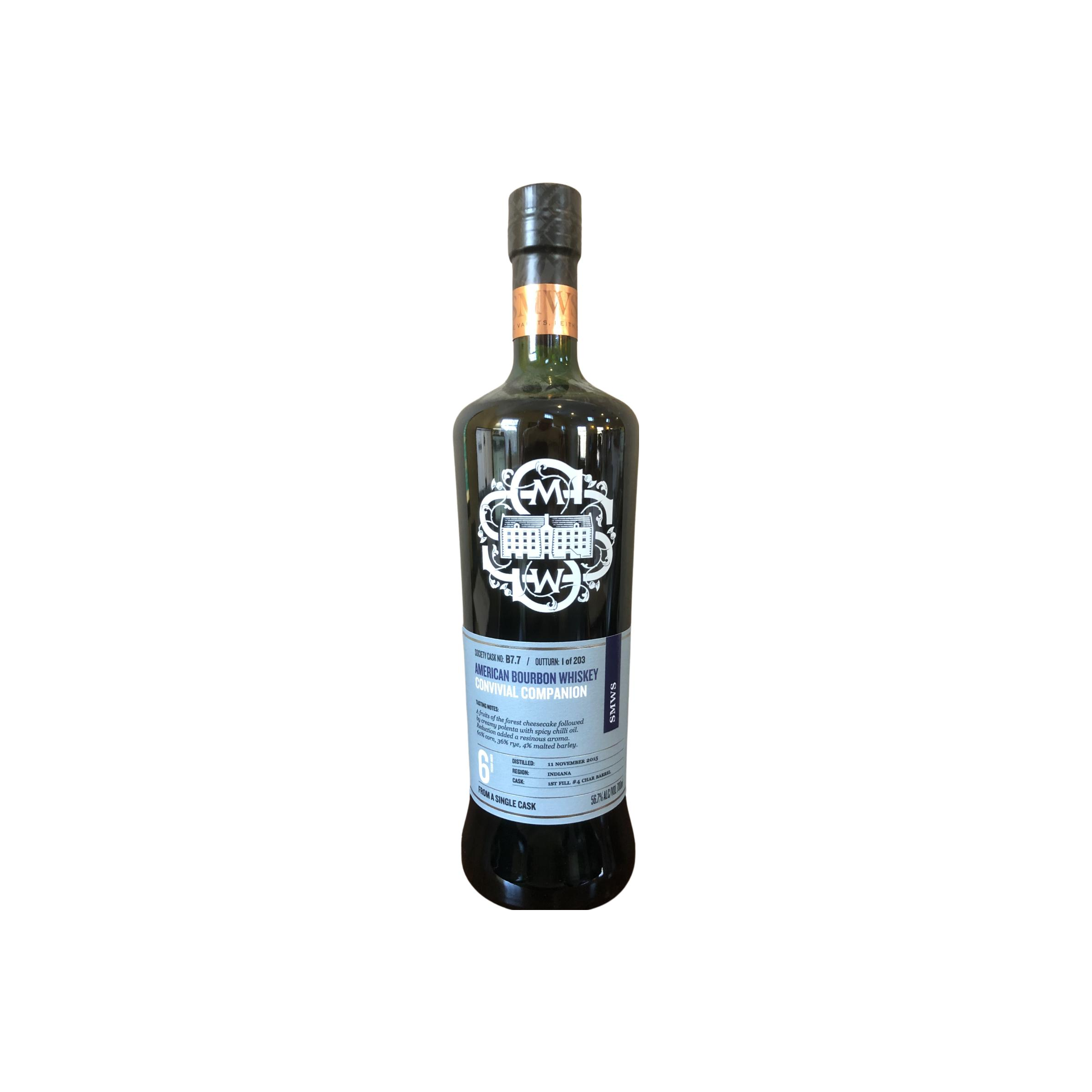 Bourbon Whiskey 2015 SMWS B7.7