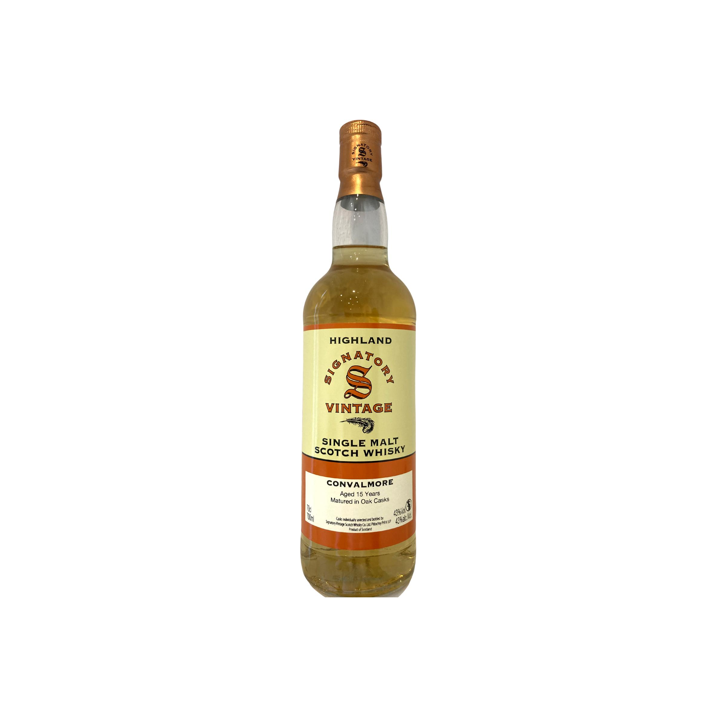 Convalmore 15 Years Single Malt Whisky