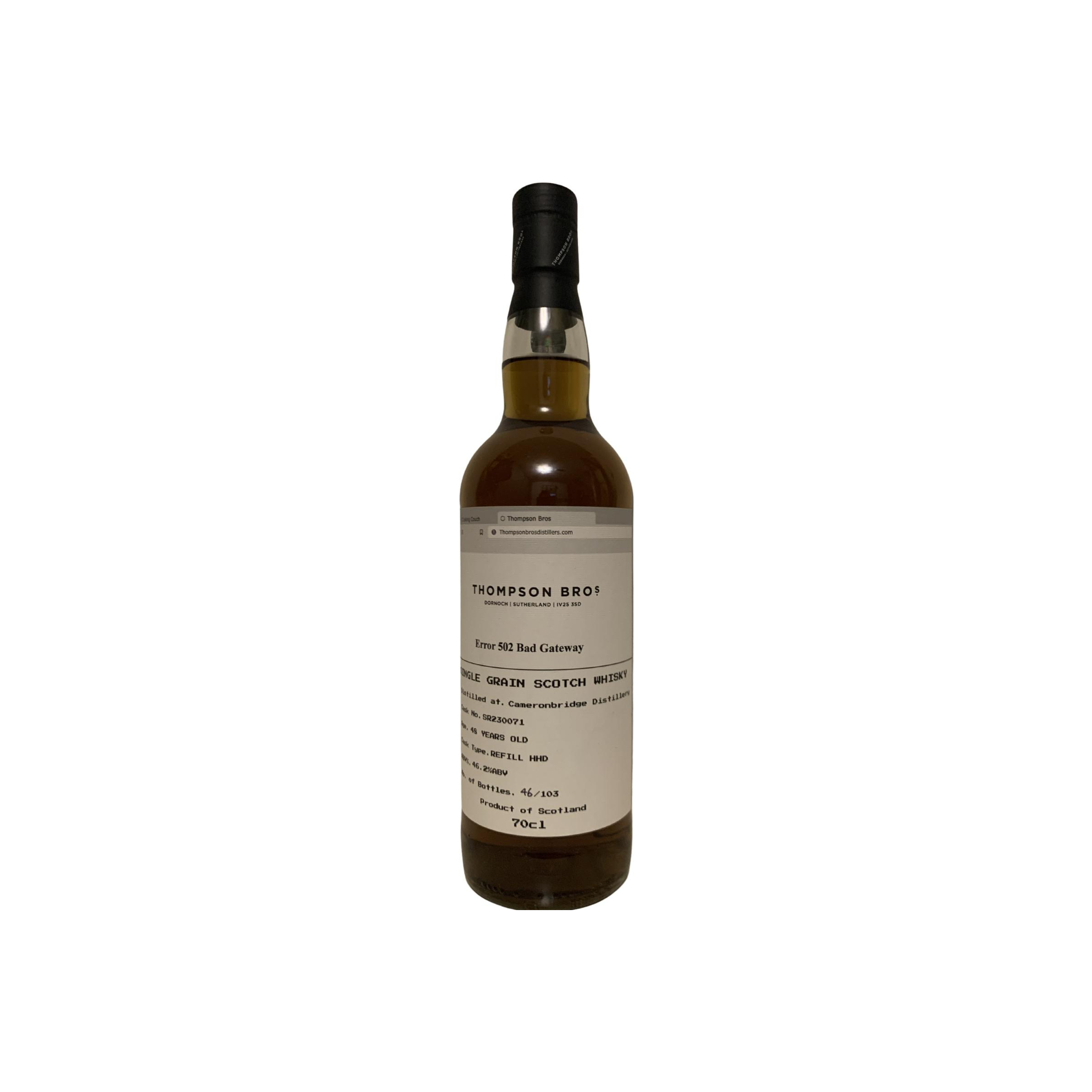 Cameronbridge 1975 48 Years Single Grain Whisky