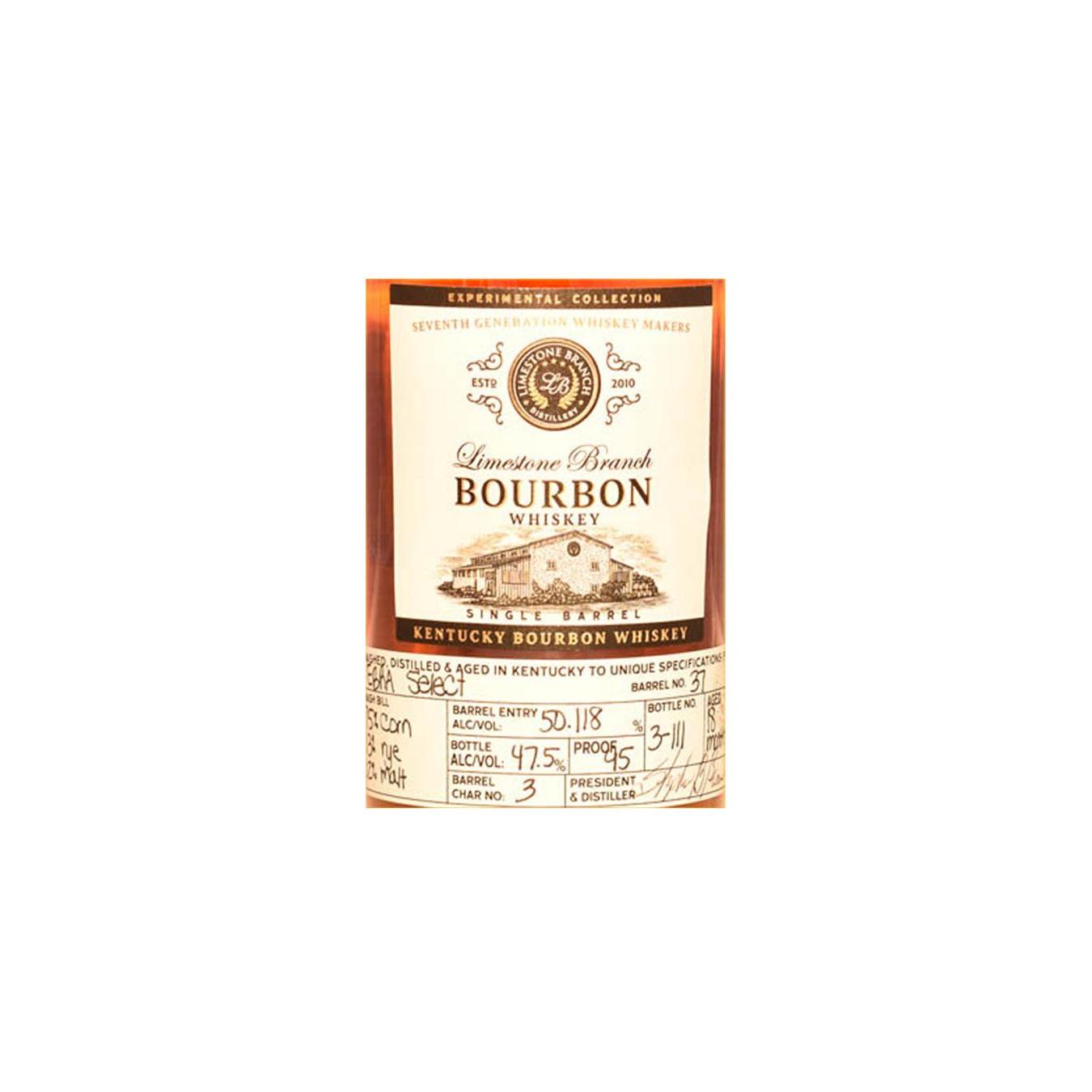 Limestone Branch Bourbon Whiskey