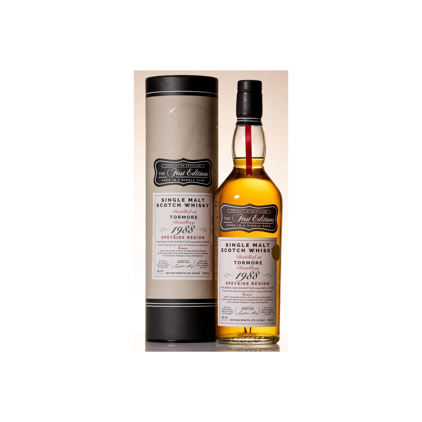 Tormore The First Editions 1988 30 Years Single Malt Whisky