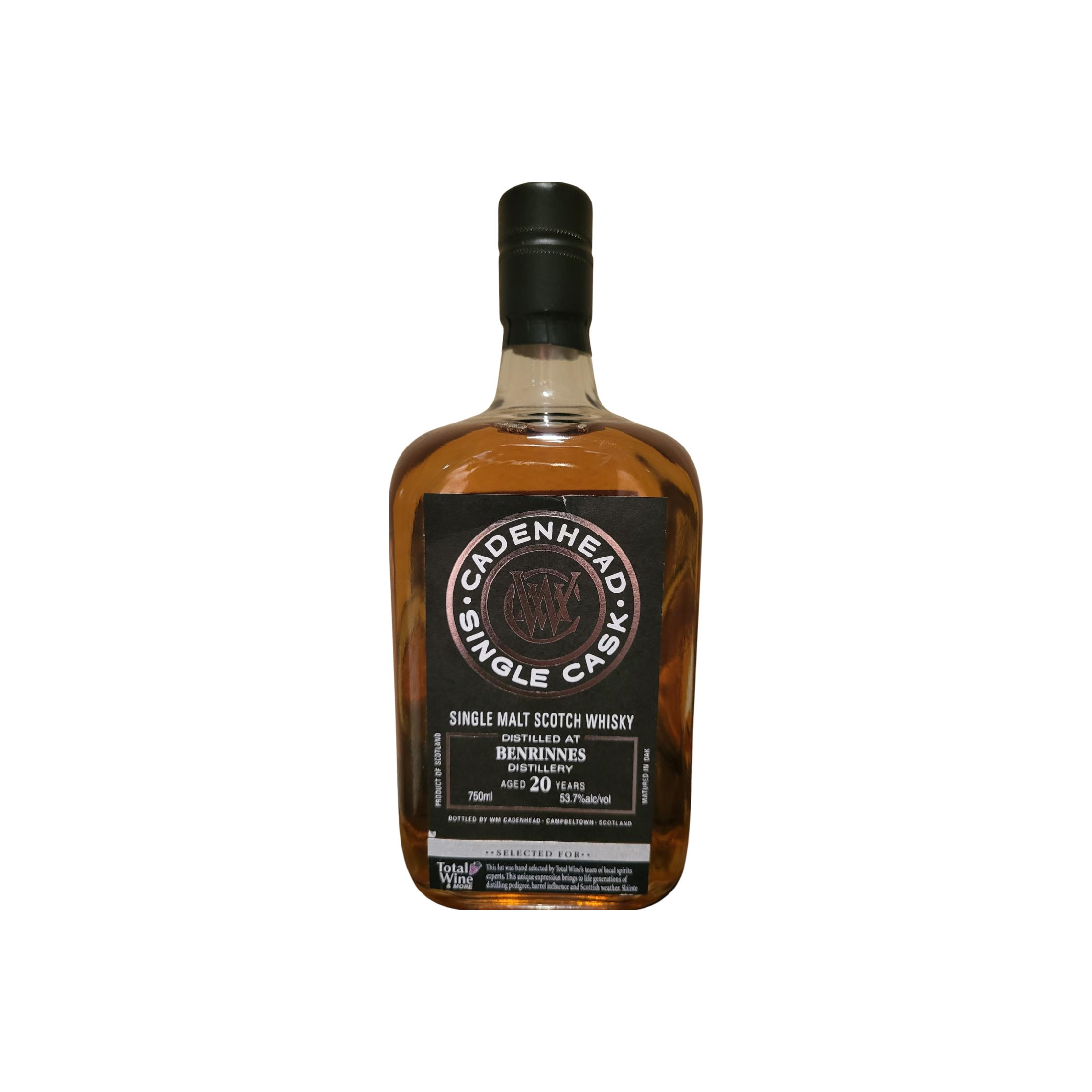 Benrinnes Single Cask 1997 20 Years Single Malt Whisky