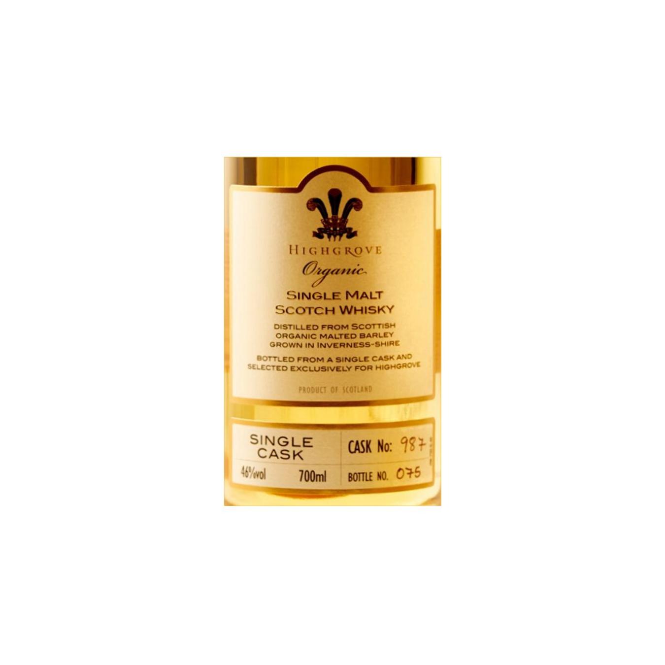 Highgrove Organic Single Malt Scotch Whisky