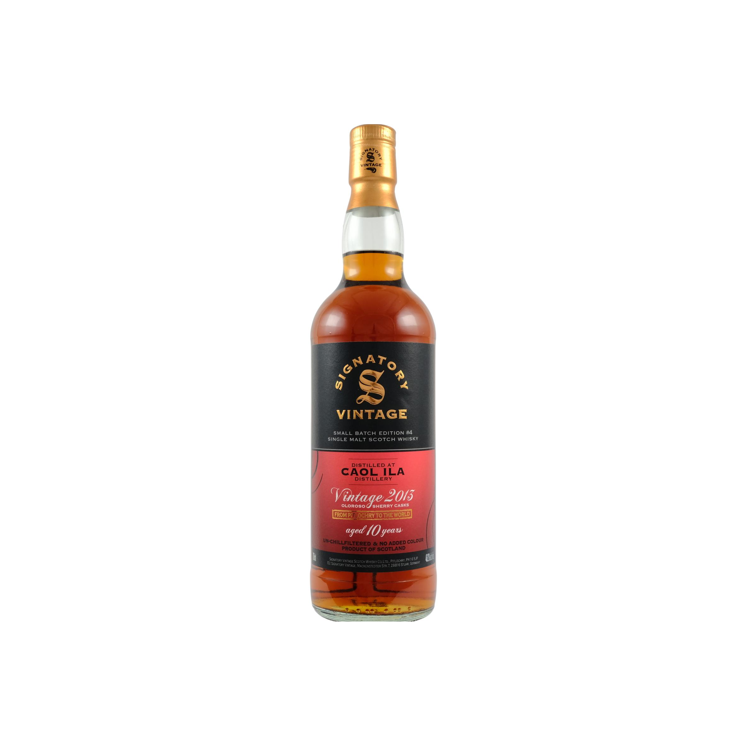 Caol Ila 2013 10 Years Single Malt Whisky