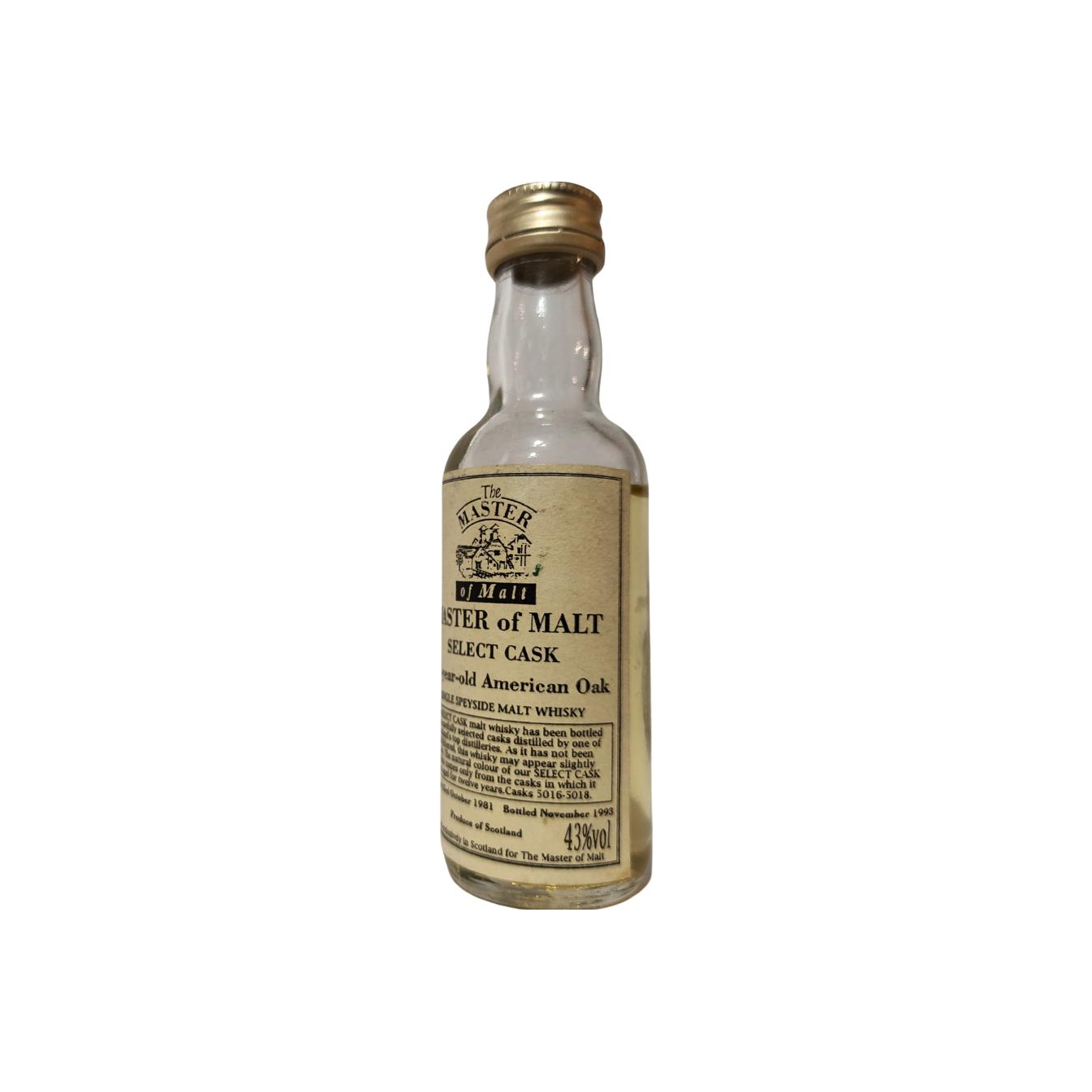 Single Speyside Malt Whisky 1981 MoM 2